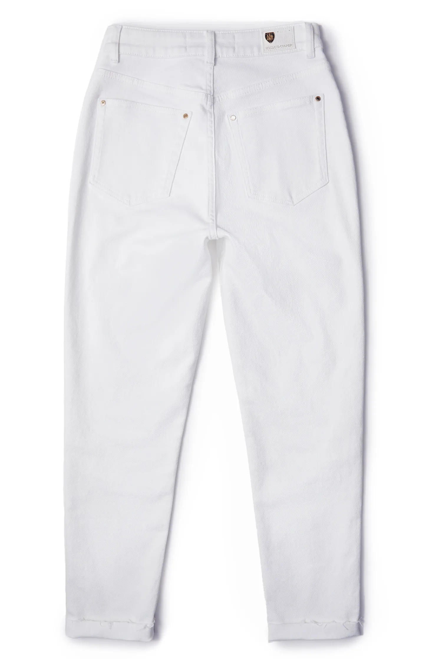 High Rise Slim Jean (White)