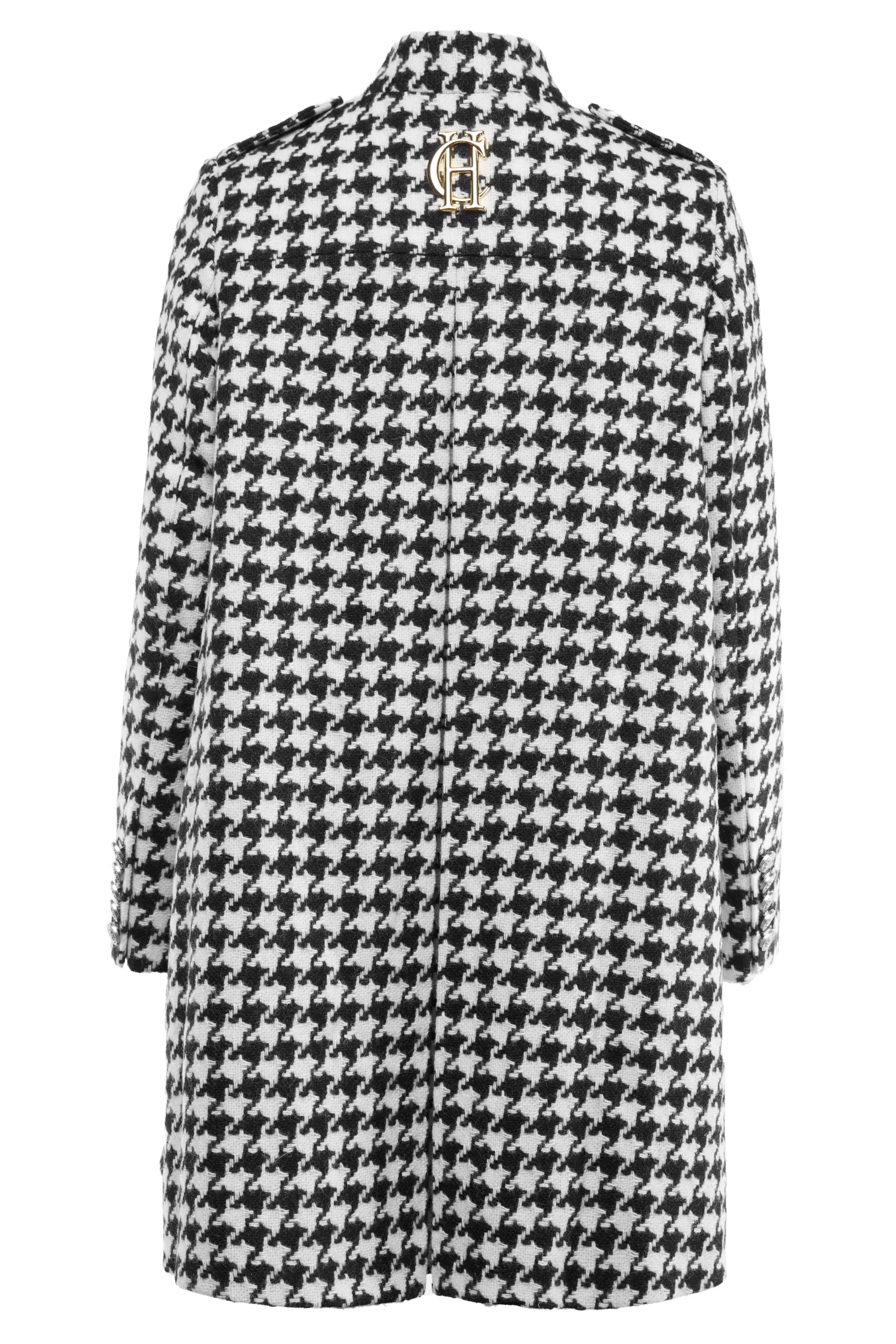Highbury Cape Coat (Large Scale Houndstooth)