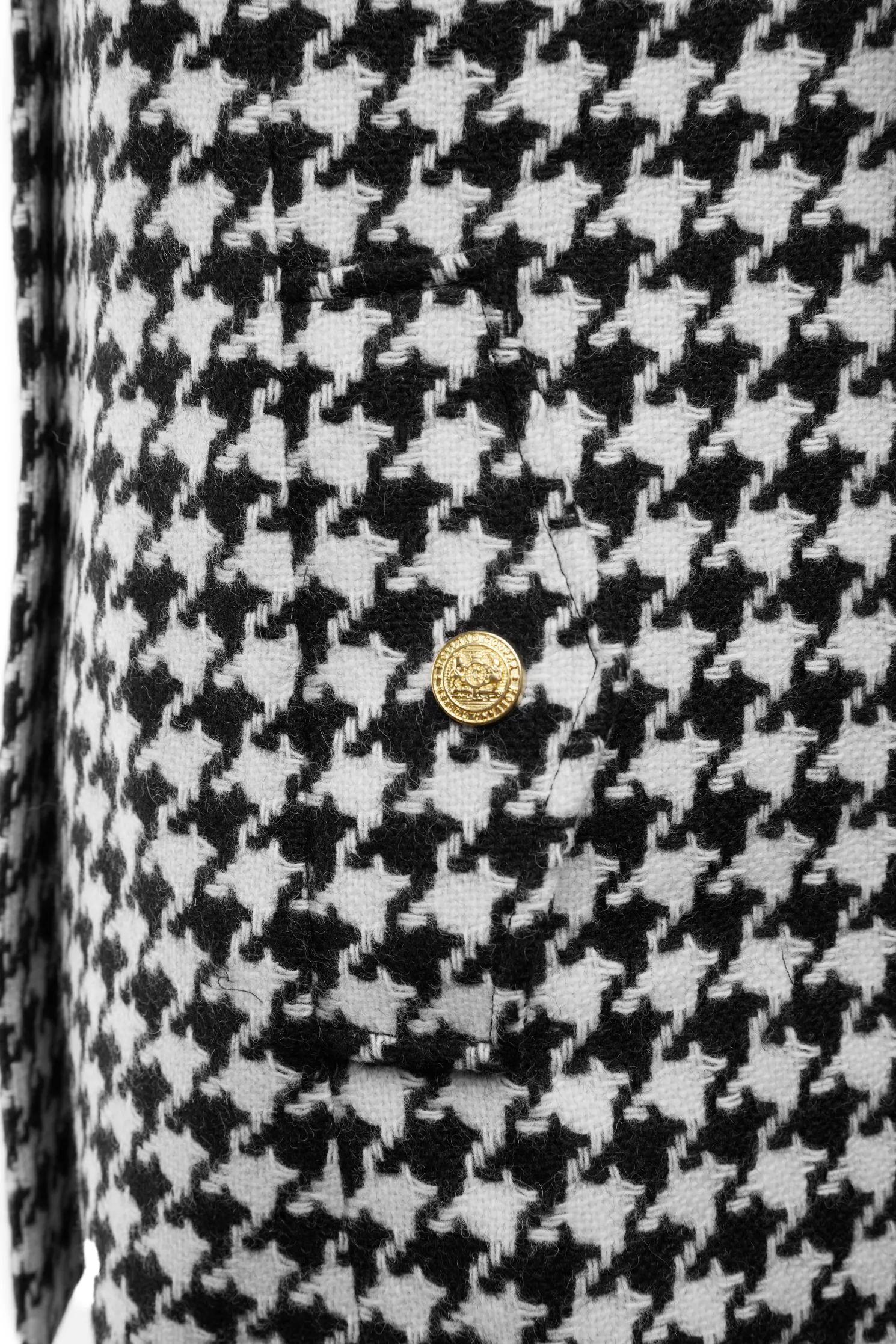 Highbury Cape Coat (Large Scale Houndstooth)