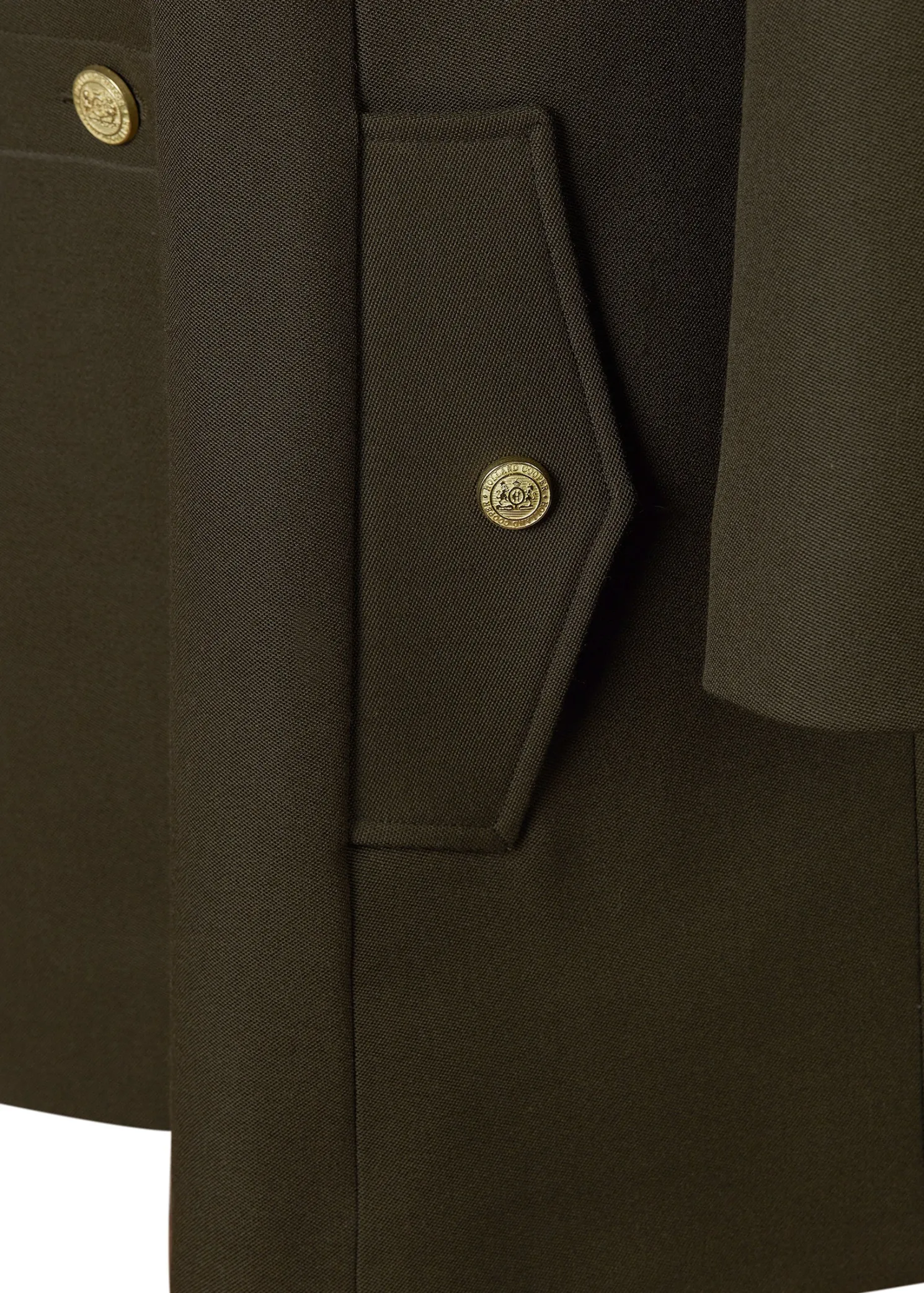 Highbury Cape Coat (Khaki Barathea)