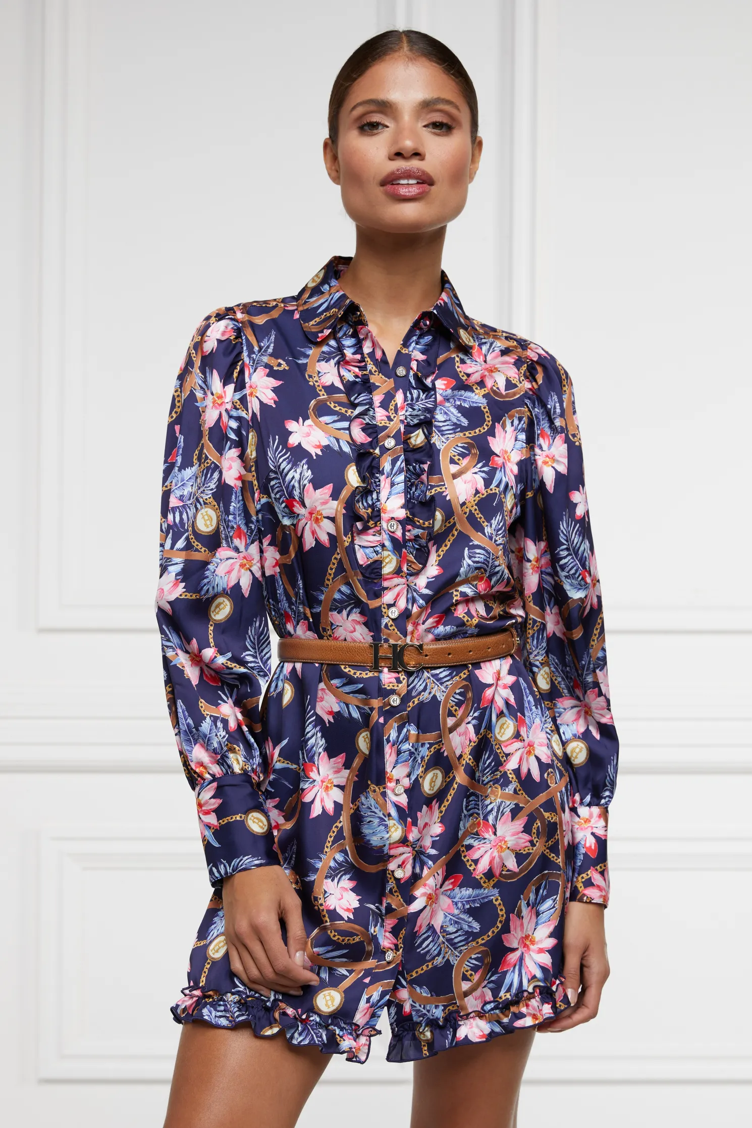 Isla Mini Dress (Seychelles Navy)