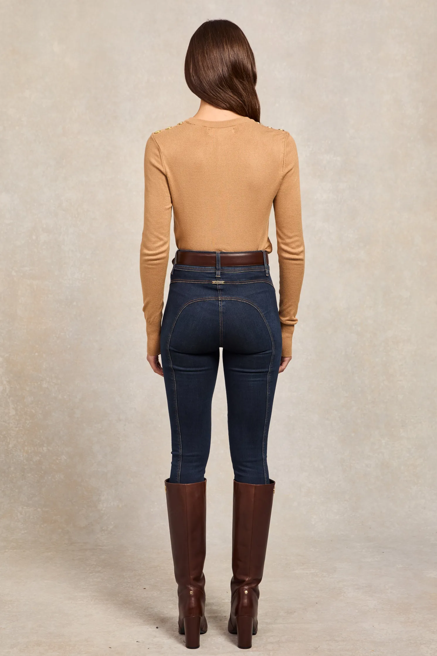 Kensington Knee Boot (Chocolate)