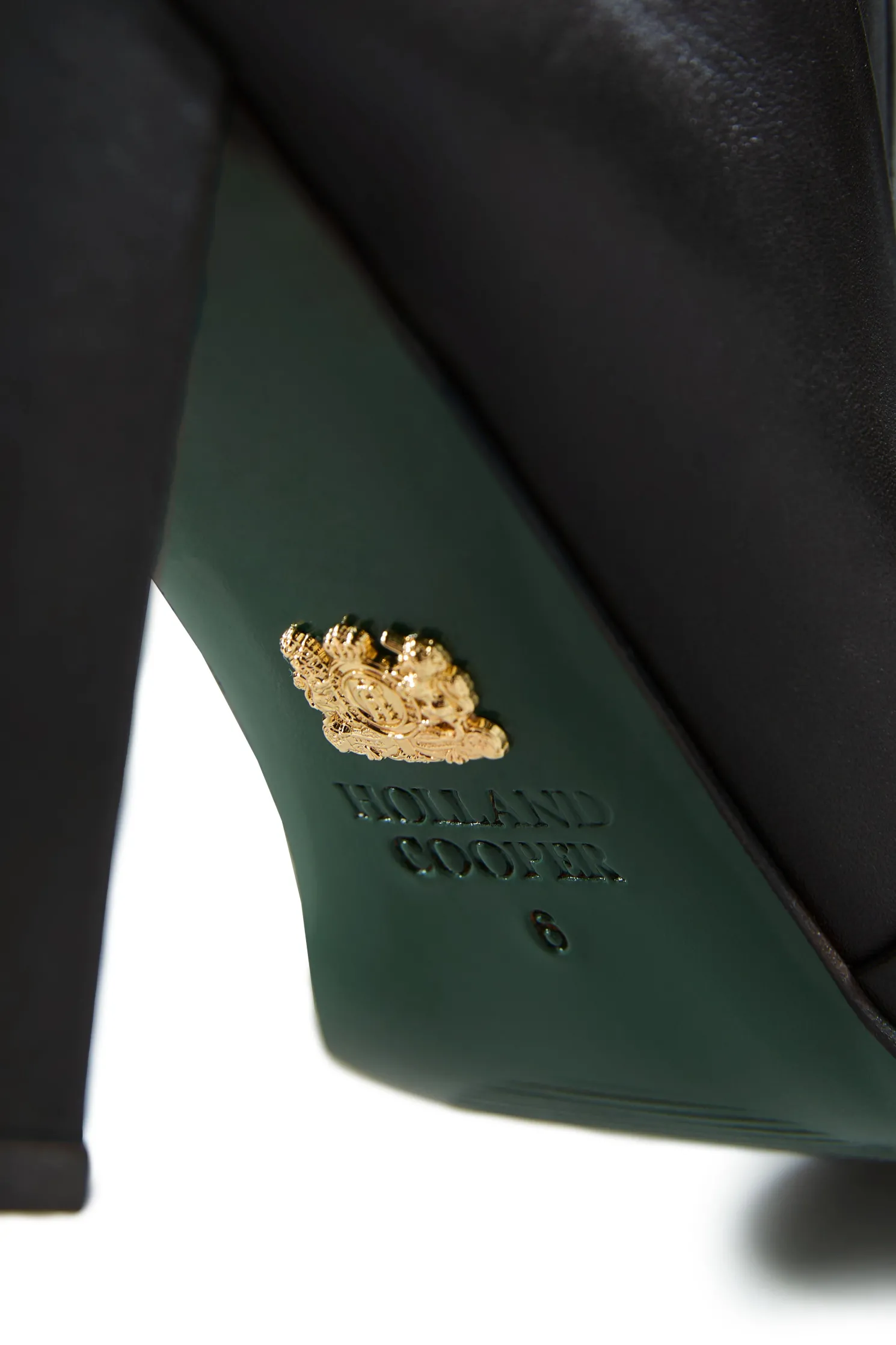 Kensington Knee Boot (Black Leather)