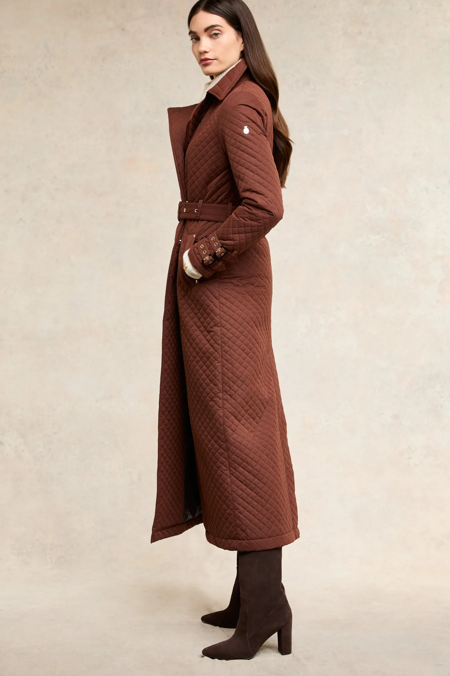 Kensington Knee Boot (Chocolate Suede)