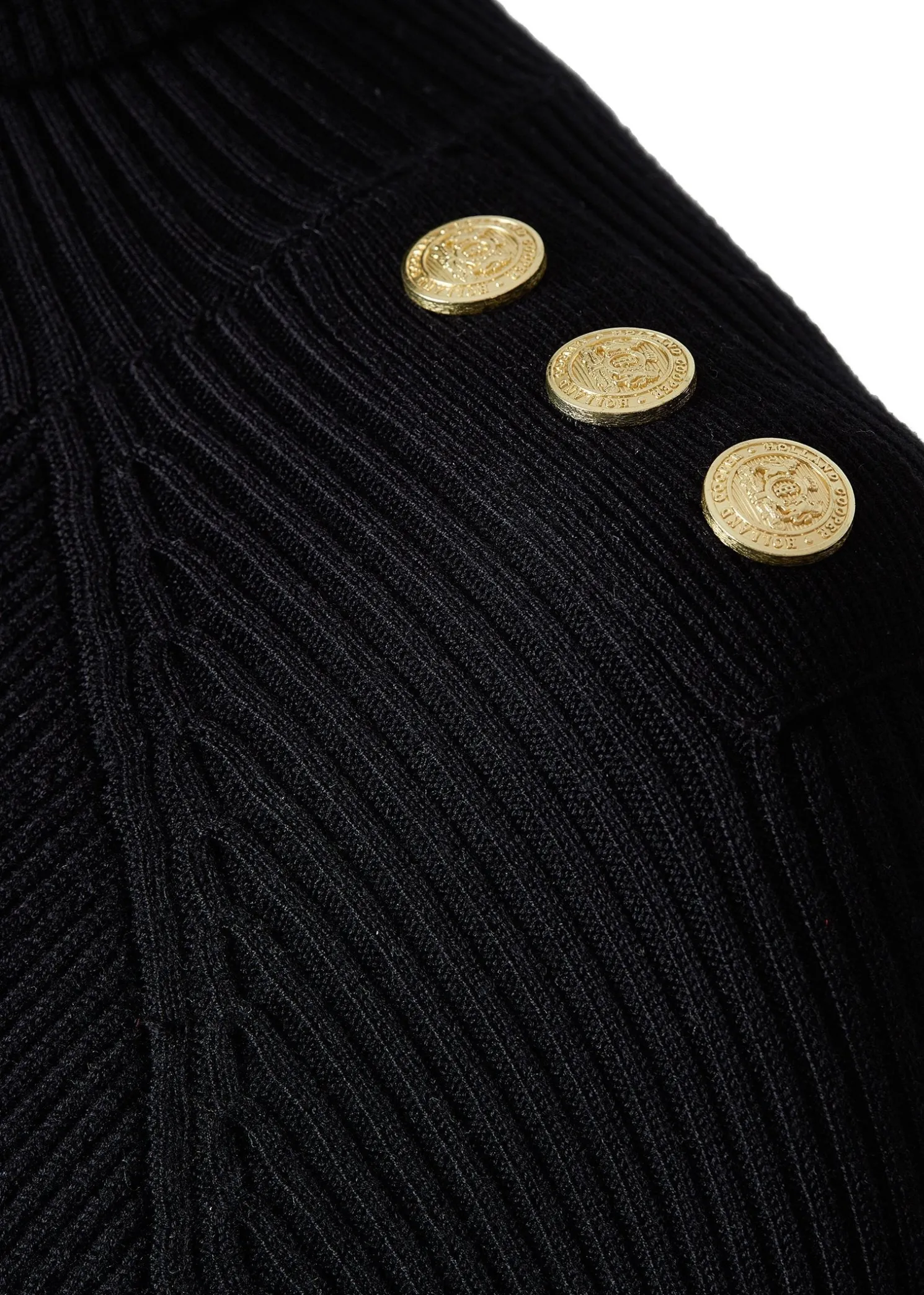 Kensington Midi Jumper Dress (Black)