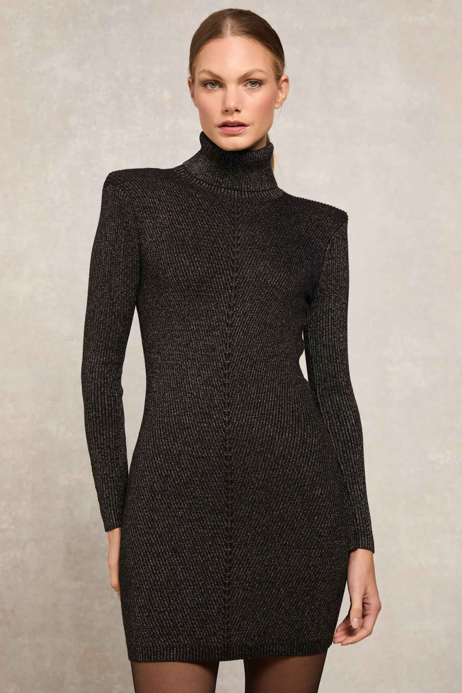 Kensington Mini Dress (Black Gold)