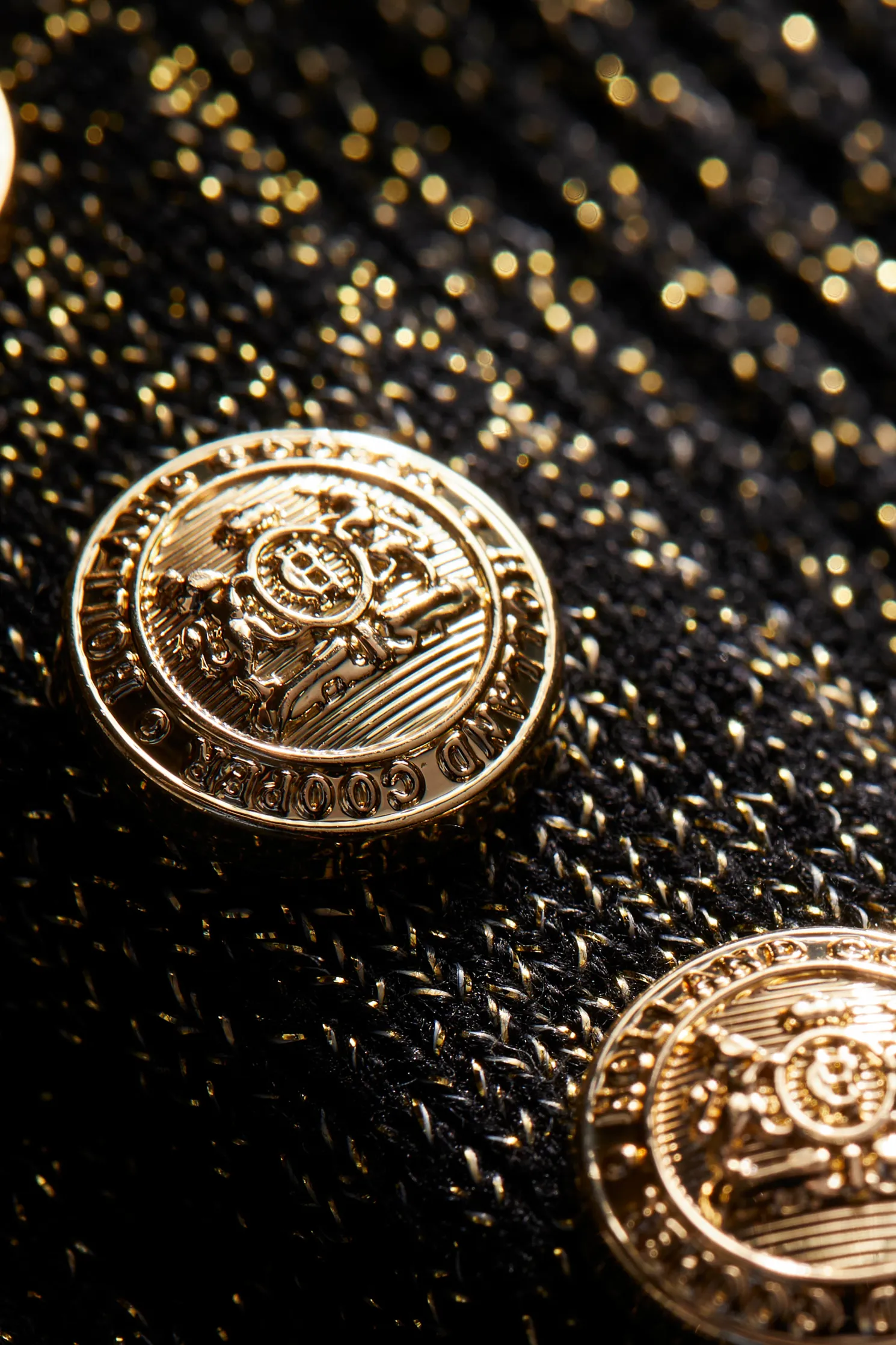 Kensington Mini Dress (Black Gold)