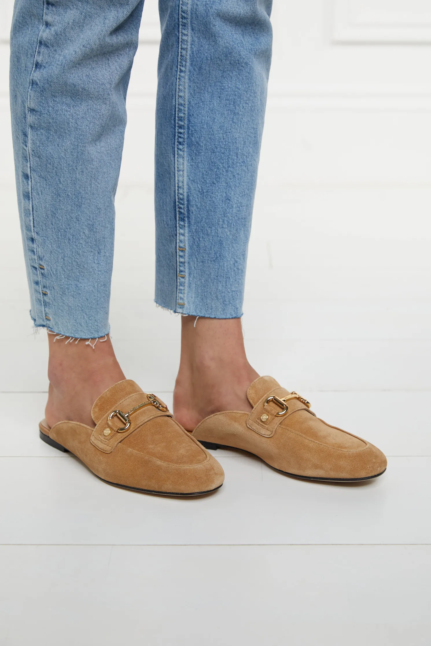 Kingston Horse Bit Loafer (Tan Suede)