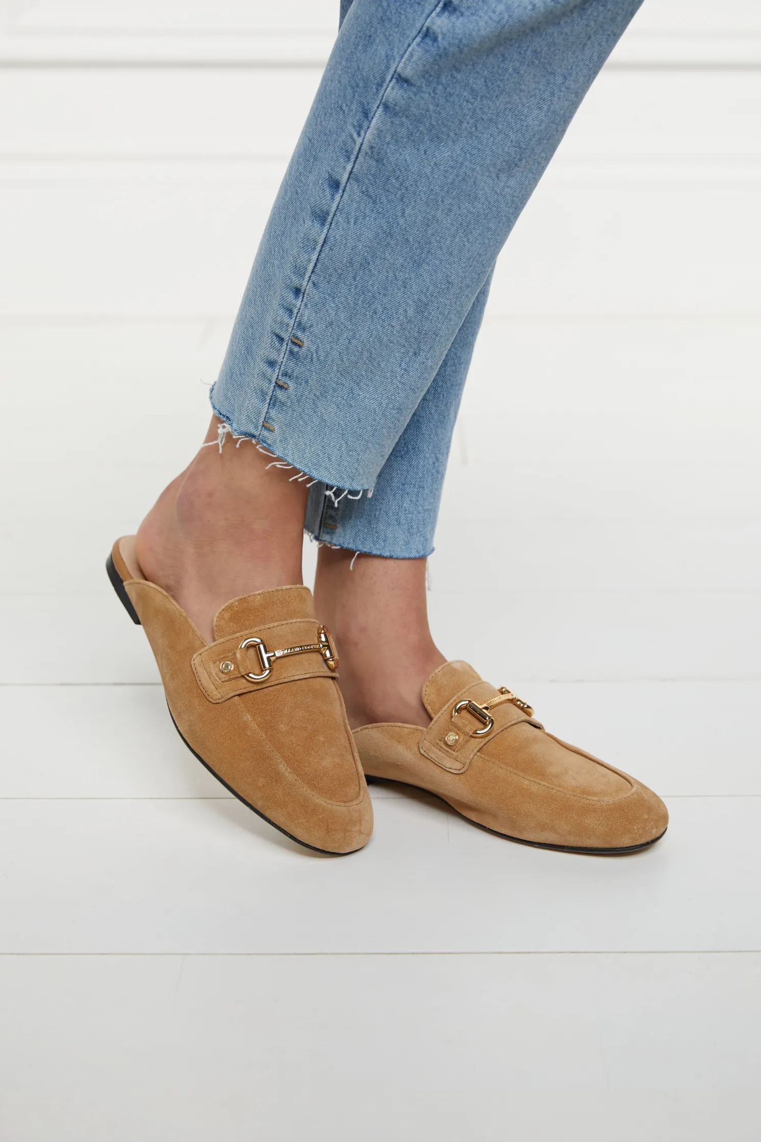 Kingston Horse Bit Loafer (Tan Suede)