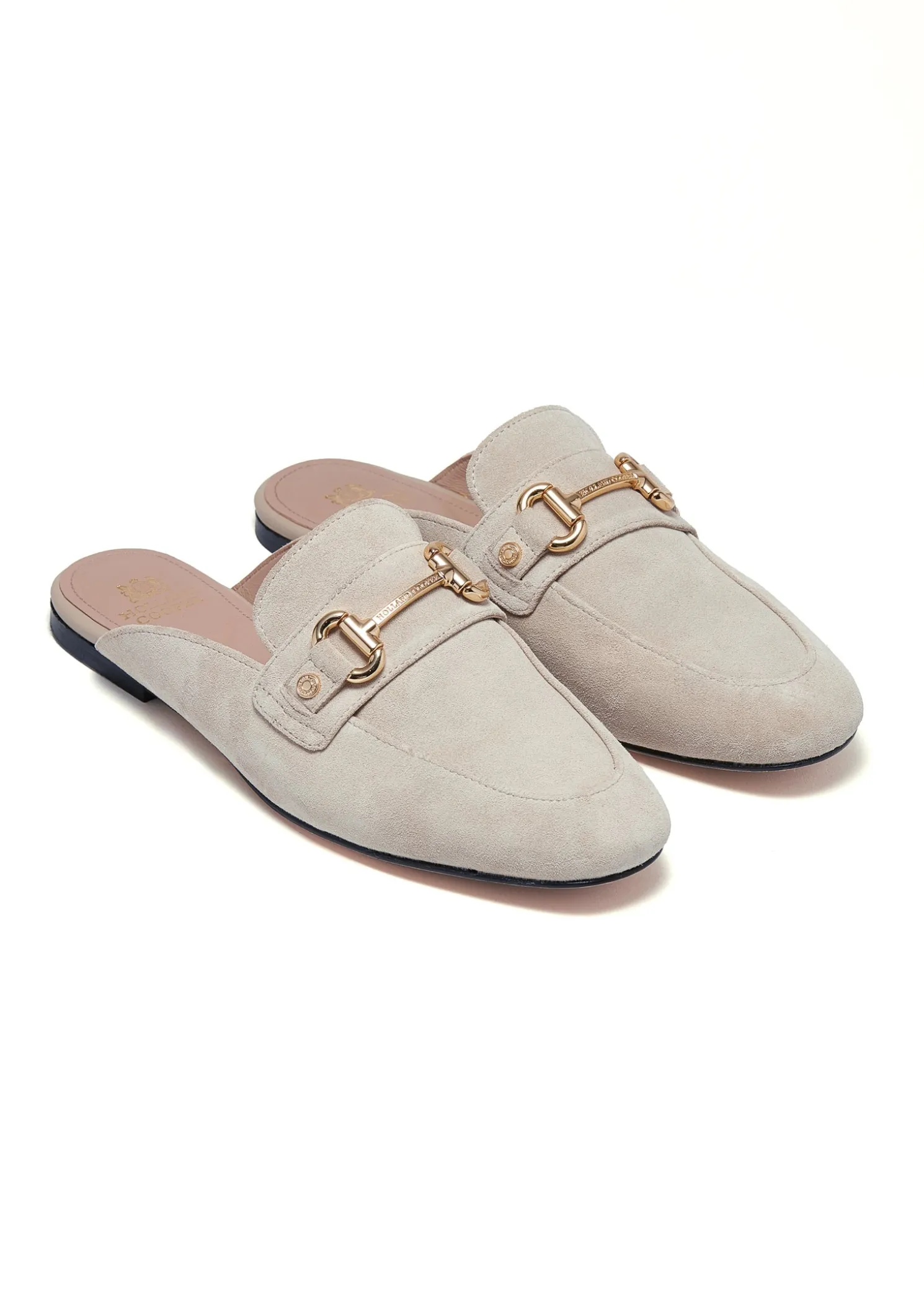 Kingston Horse Bit Loafer (Taupe Suede)