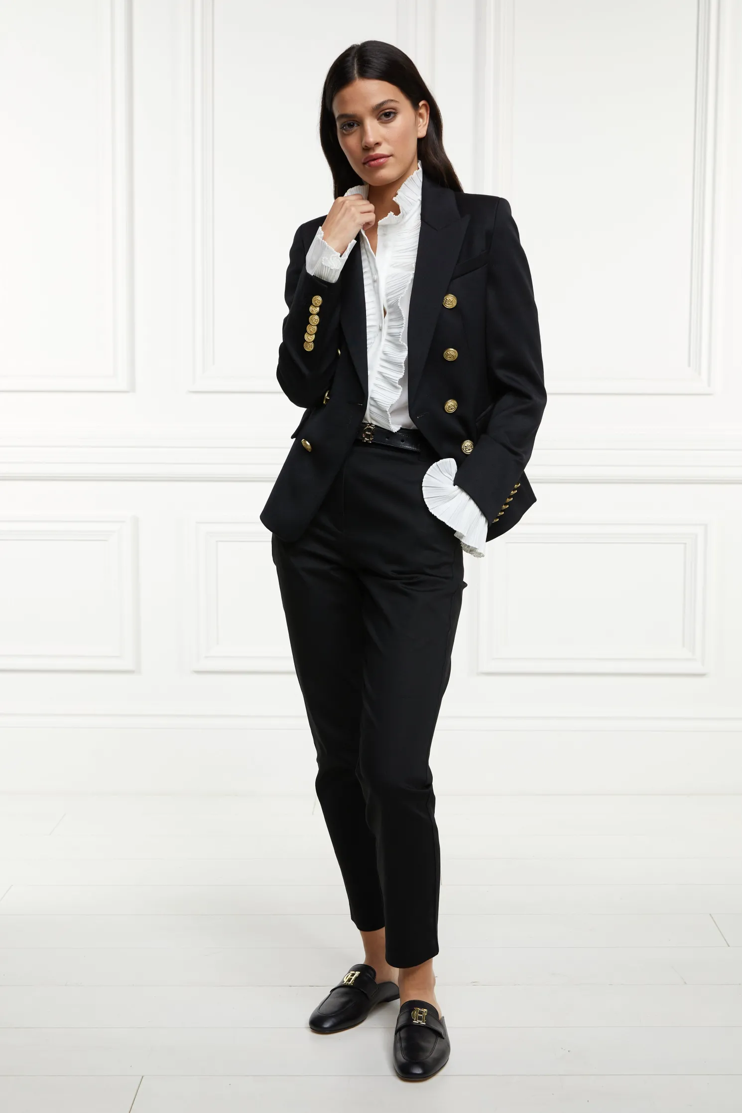 Knightsbridge Blazer (Black Barathea)