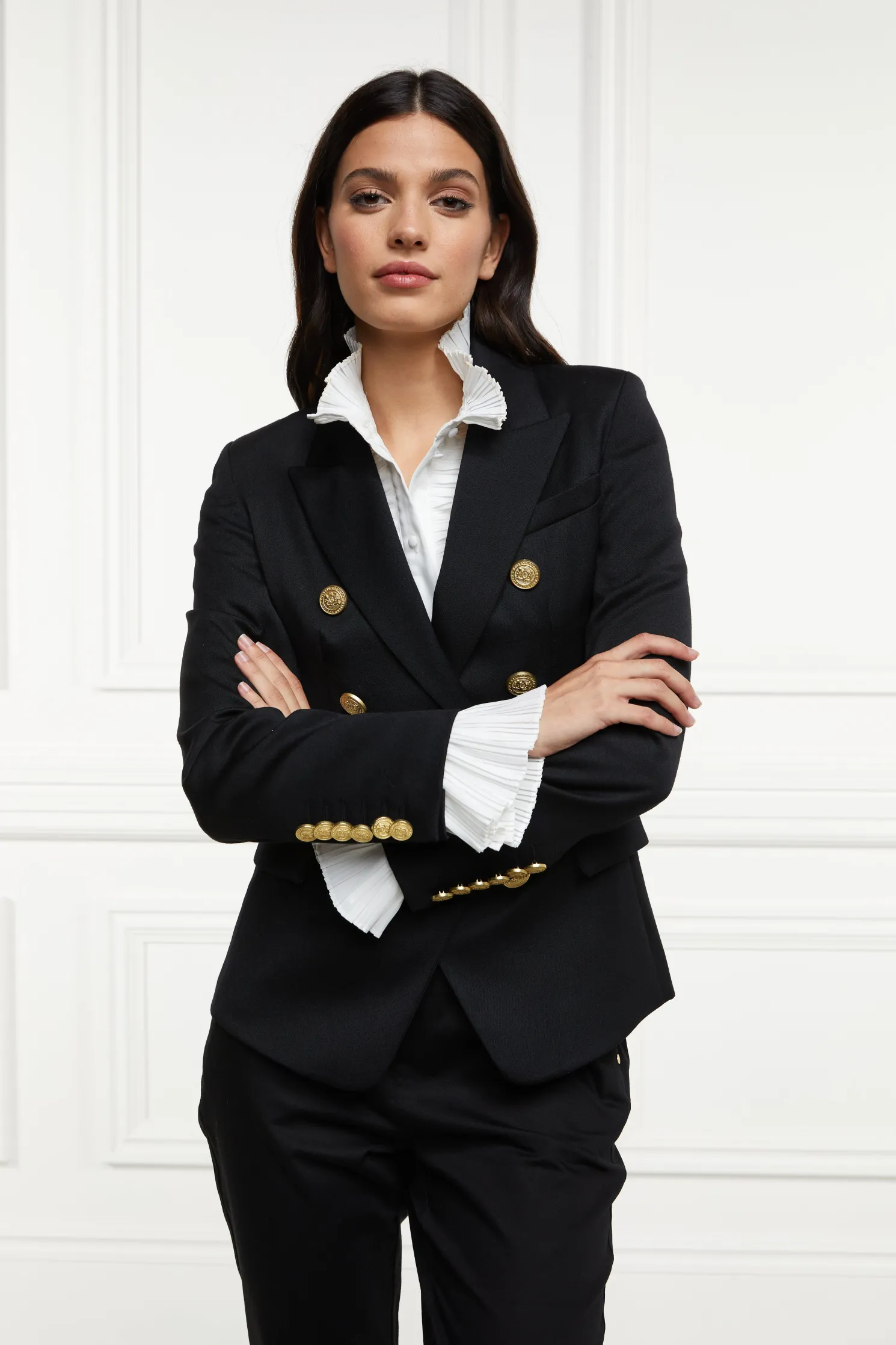 Knightsbridge Blazer (Black Barathea)