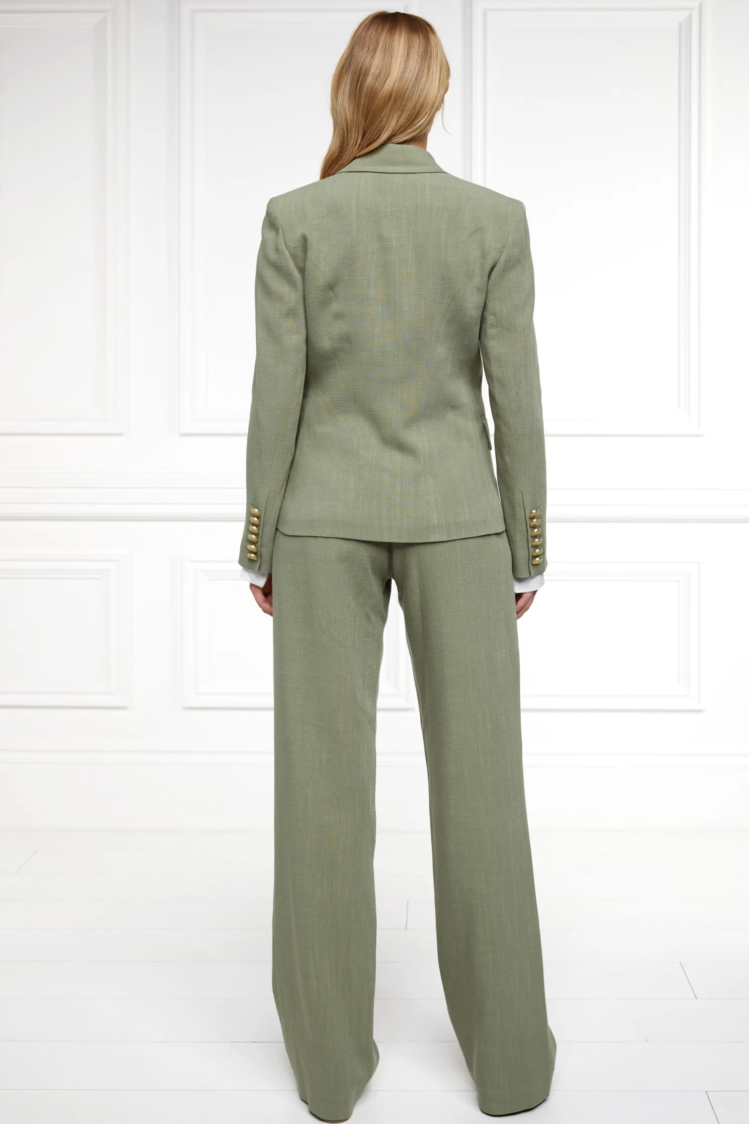 Knightsbridge Blazer (Sage Linen)