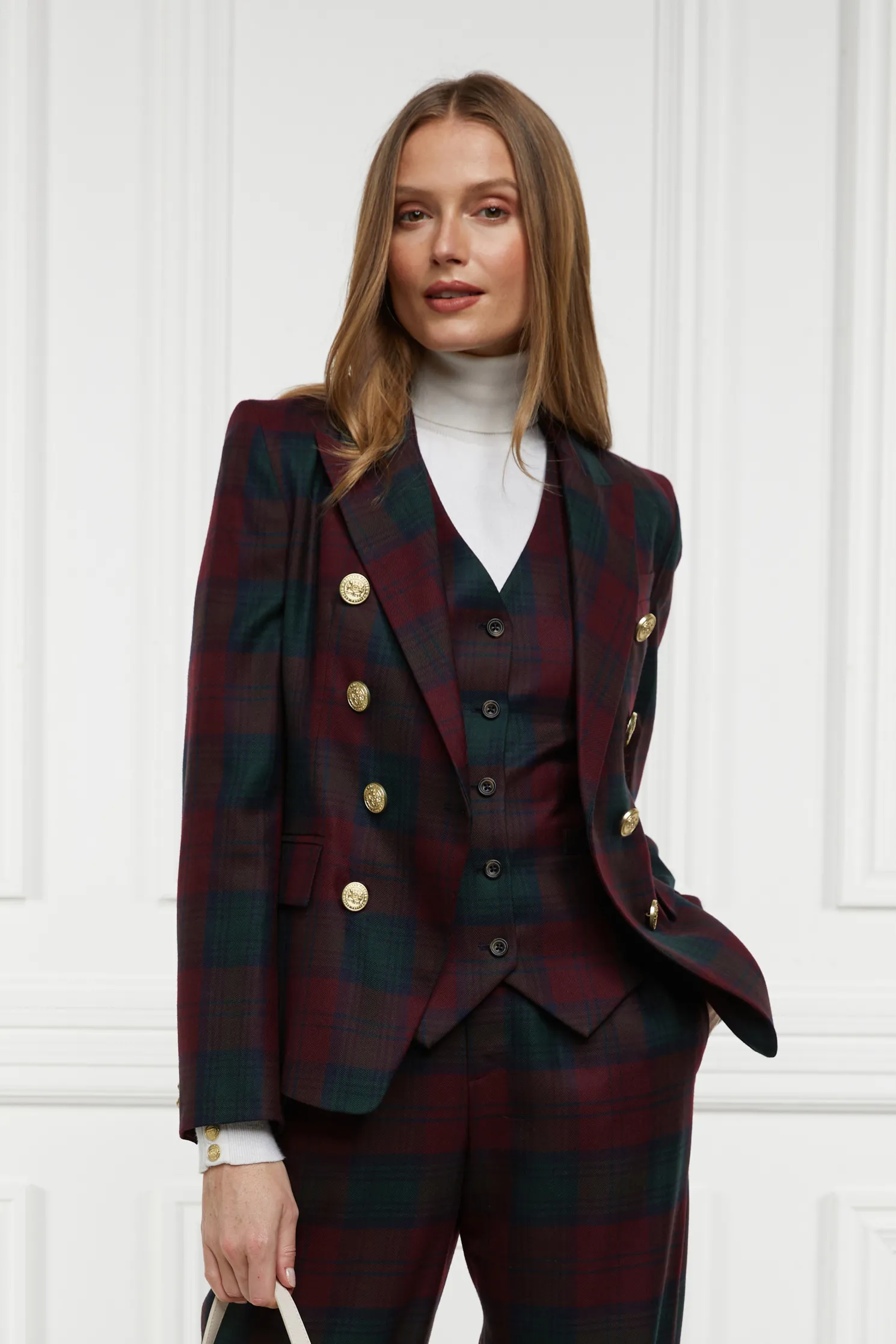 Knightsbridge Blazer (Mulberry Tartan)