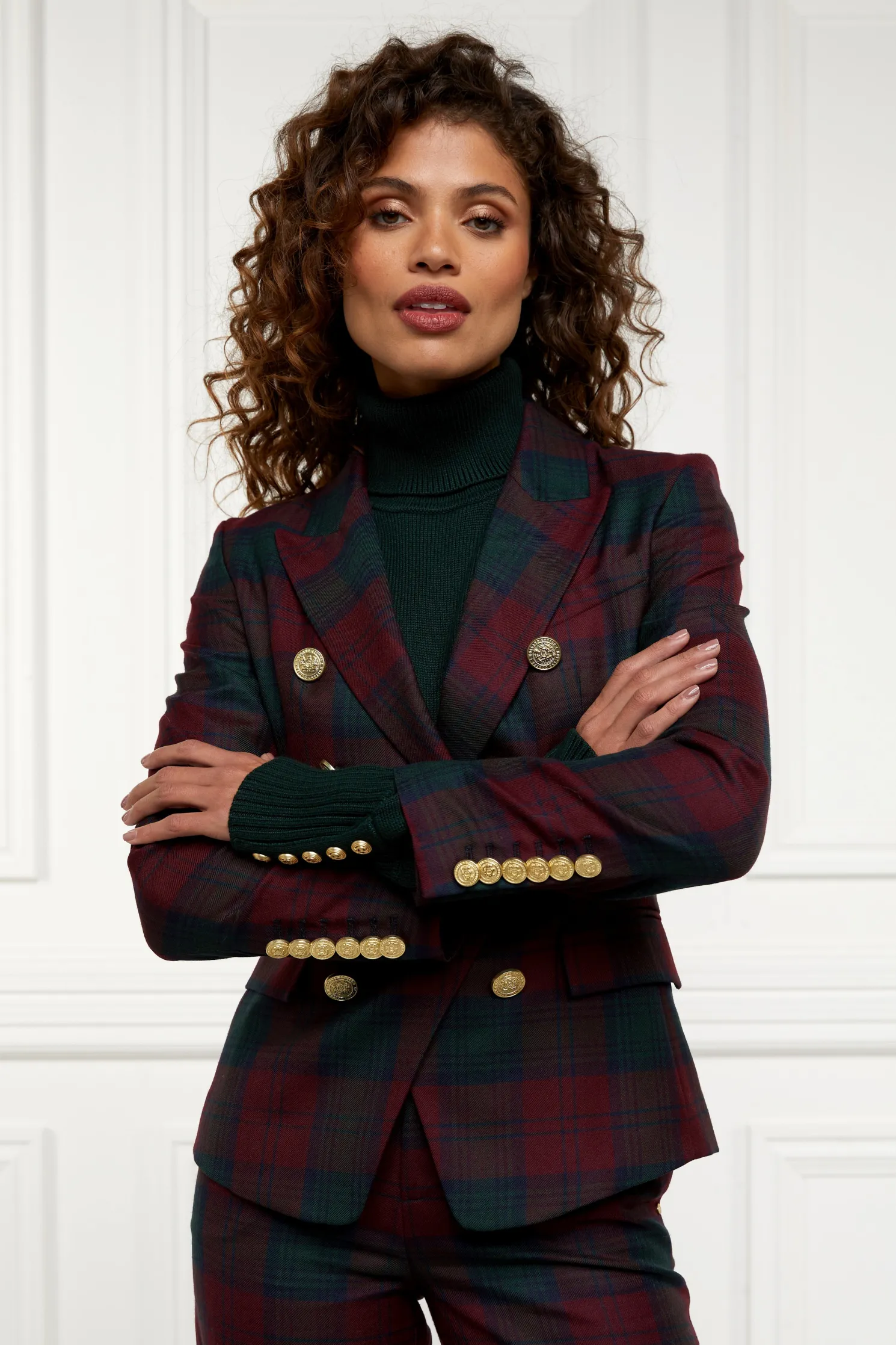 Knightsbridge Blazer (Mulberry Tartan)