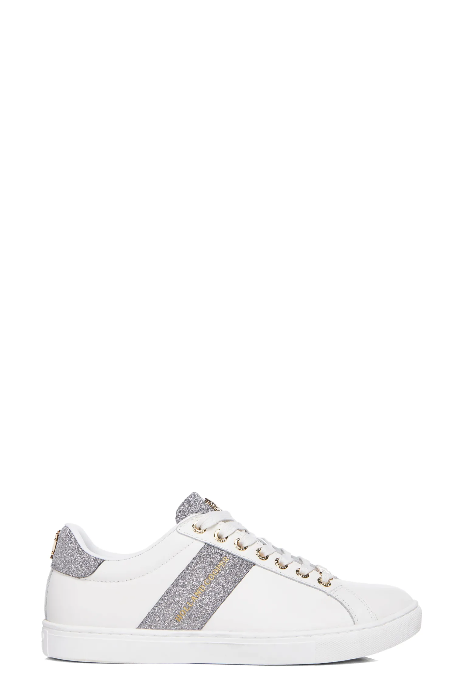 Knightsbridge Court Trainer (Silver Crystal)