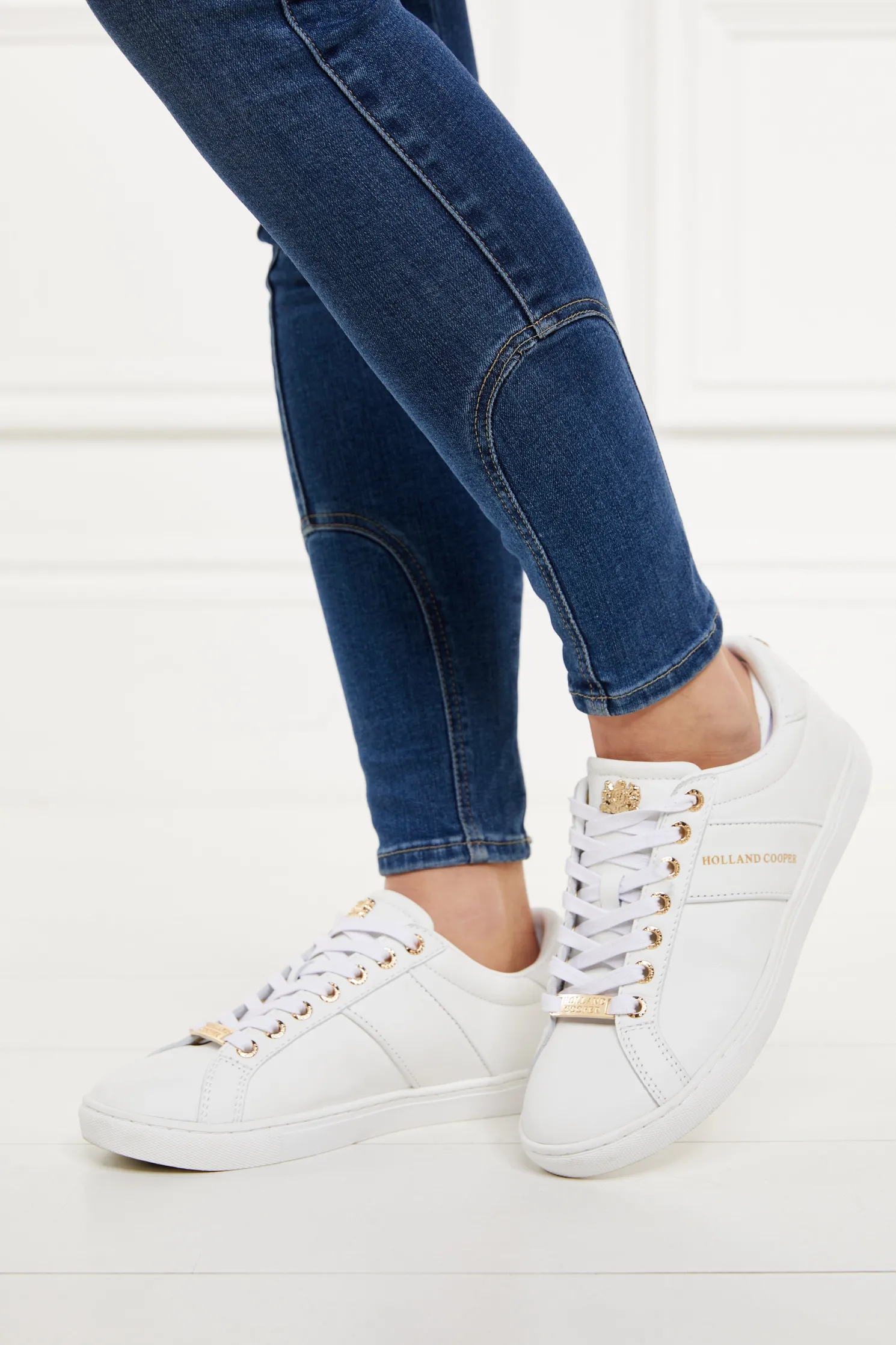 Knightsbridge Court Trainer (White)