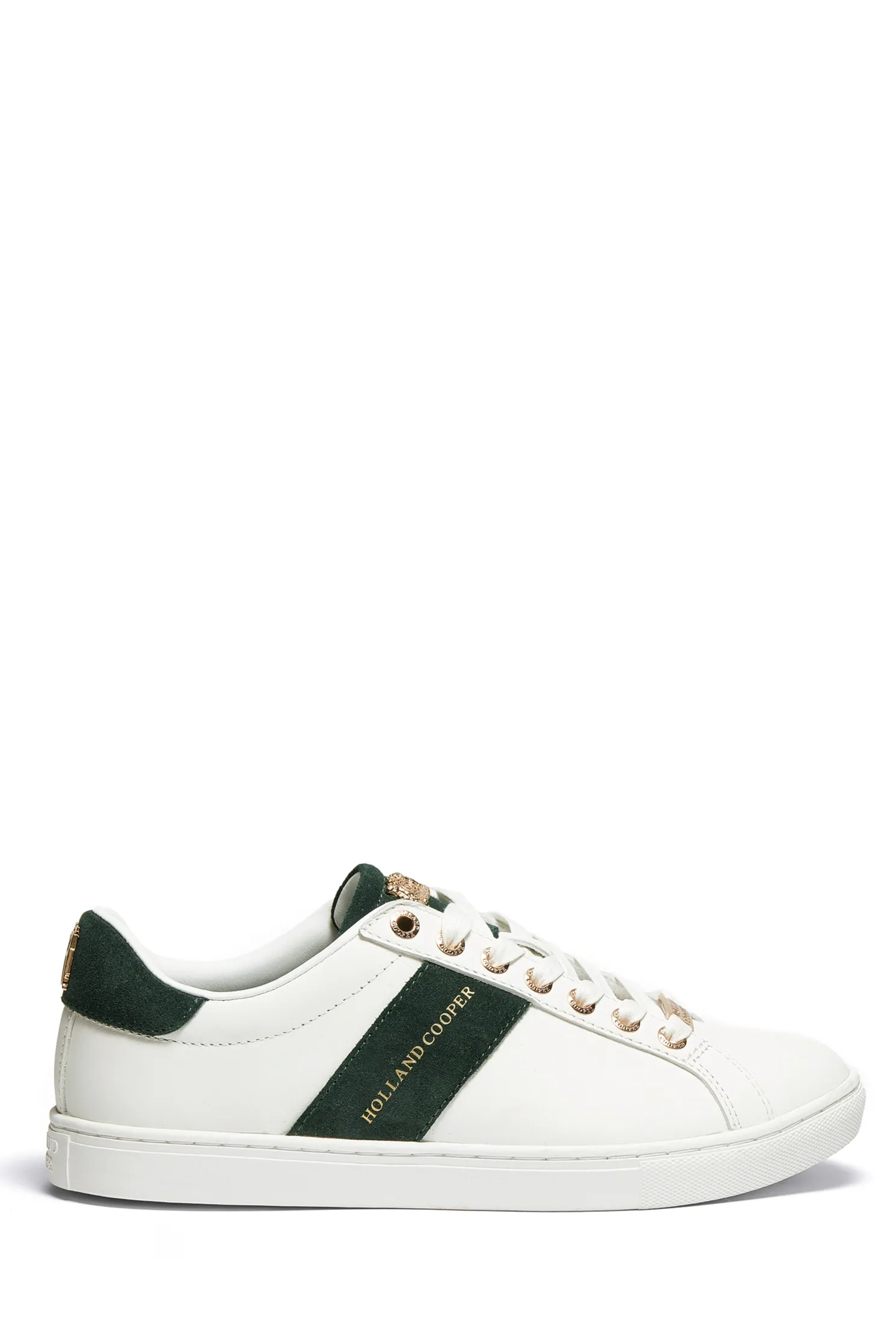 Knightsbridge Court Trainer (White Racing Green)