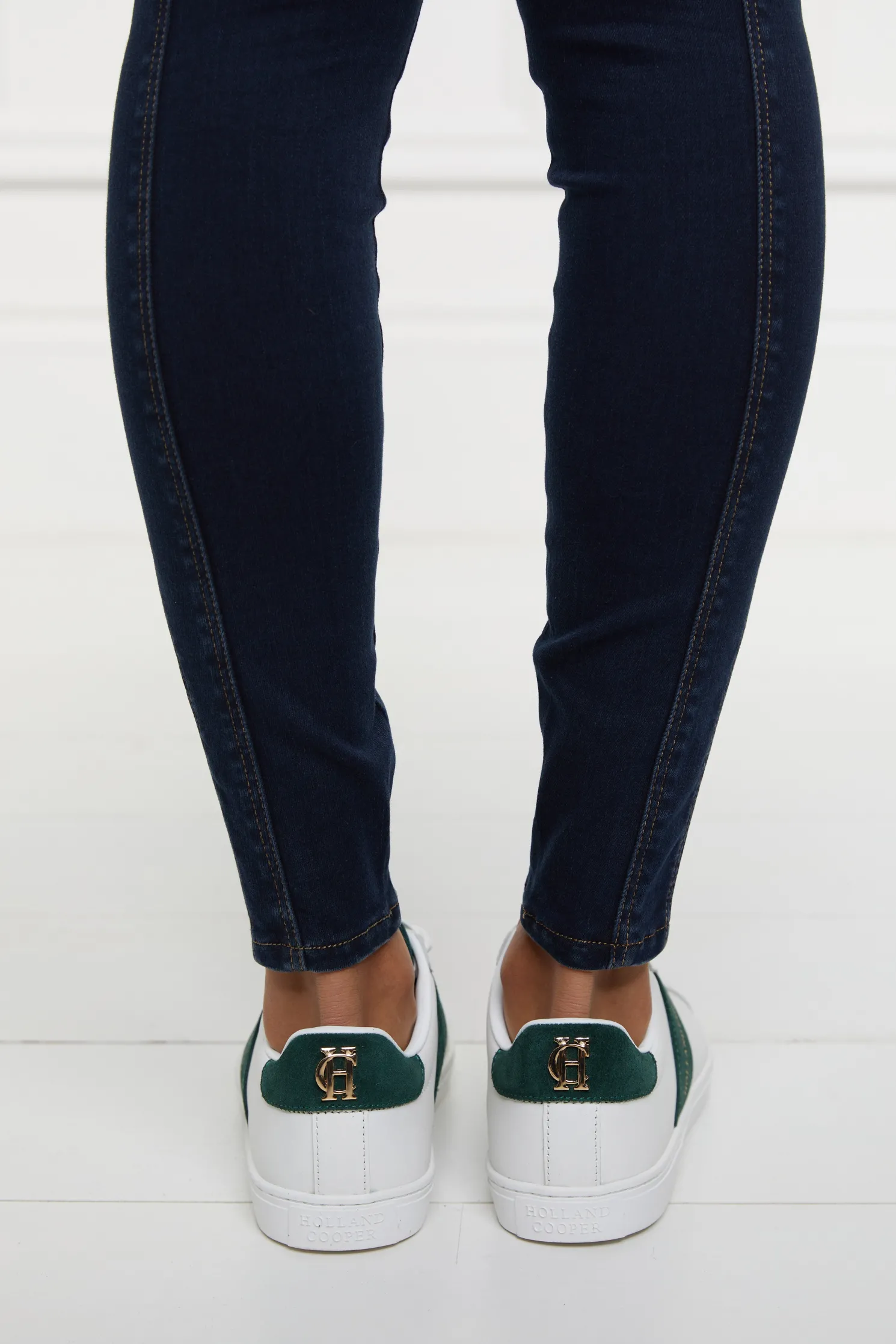 Knightsbridge Court Trainer (White Racing Green)