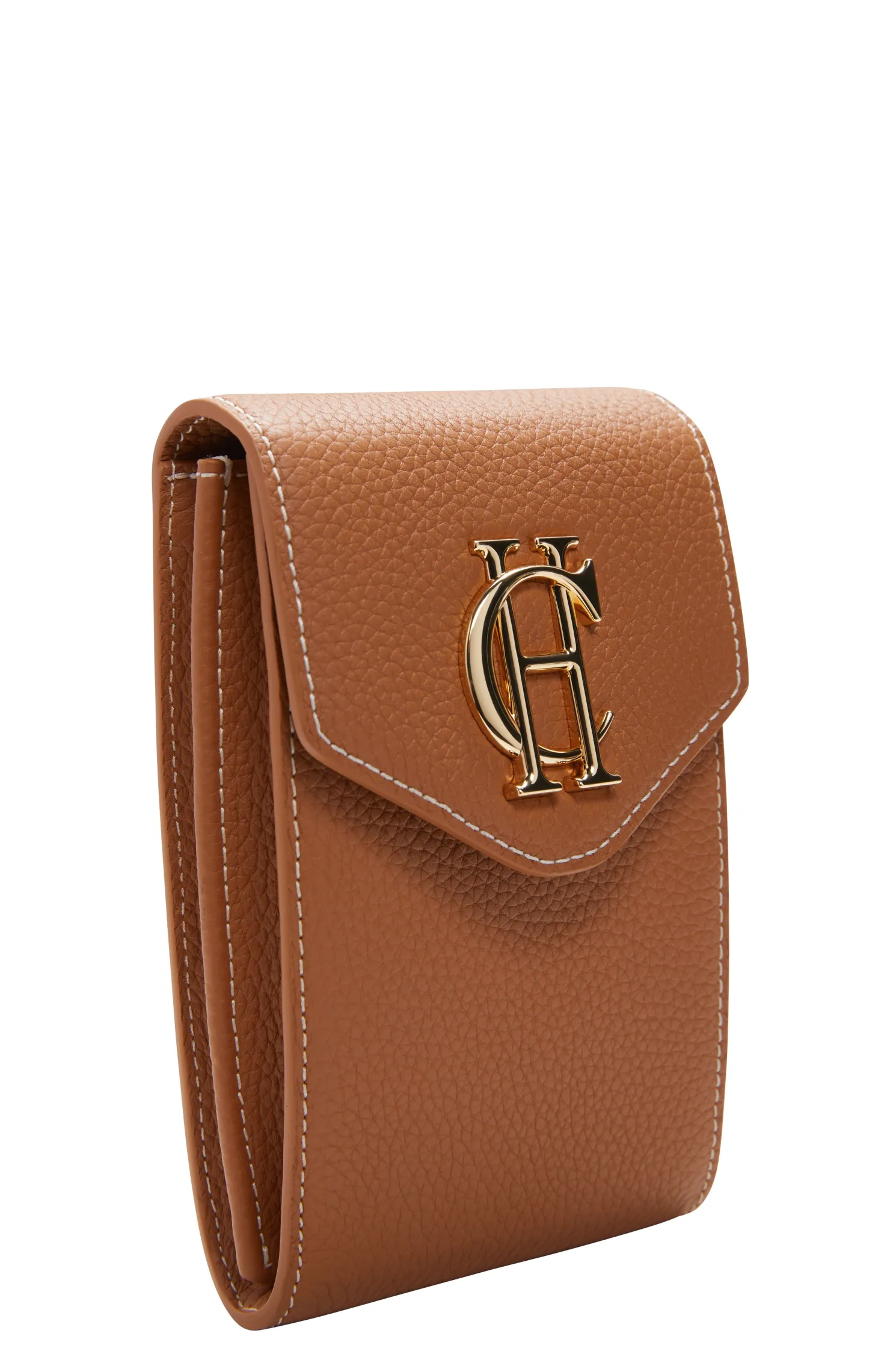 Knightsbridge Phone Pouch (Tan Gold)