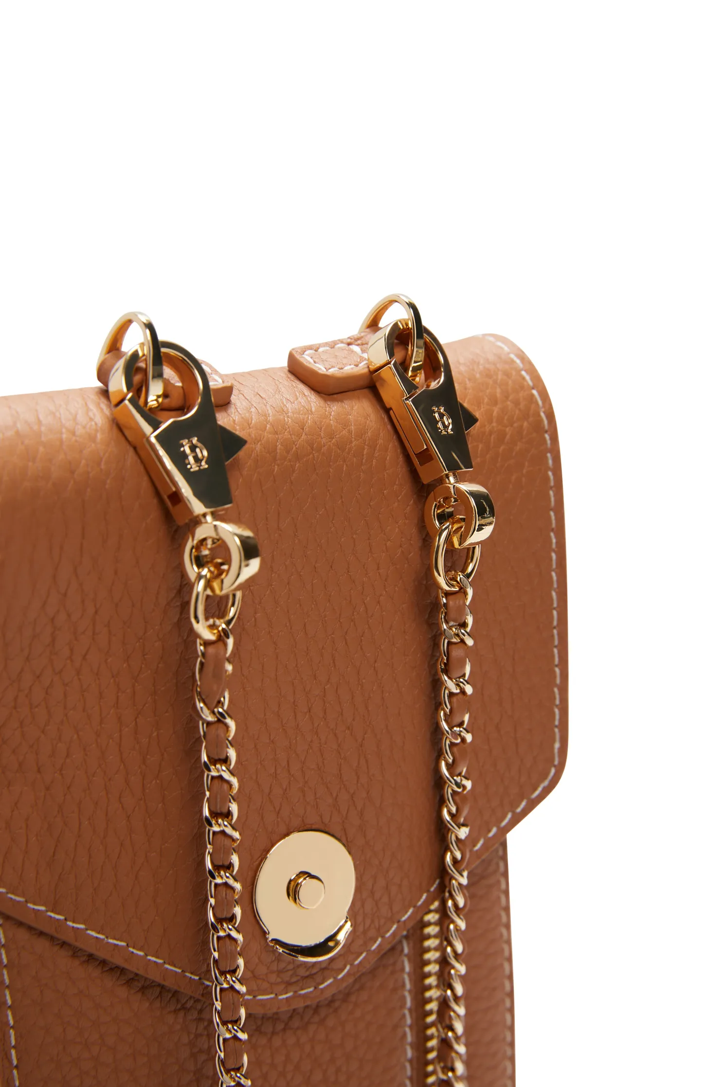 Knightsbridge Phone Pouch (Tan Gold)