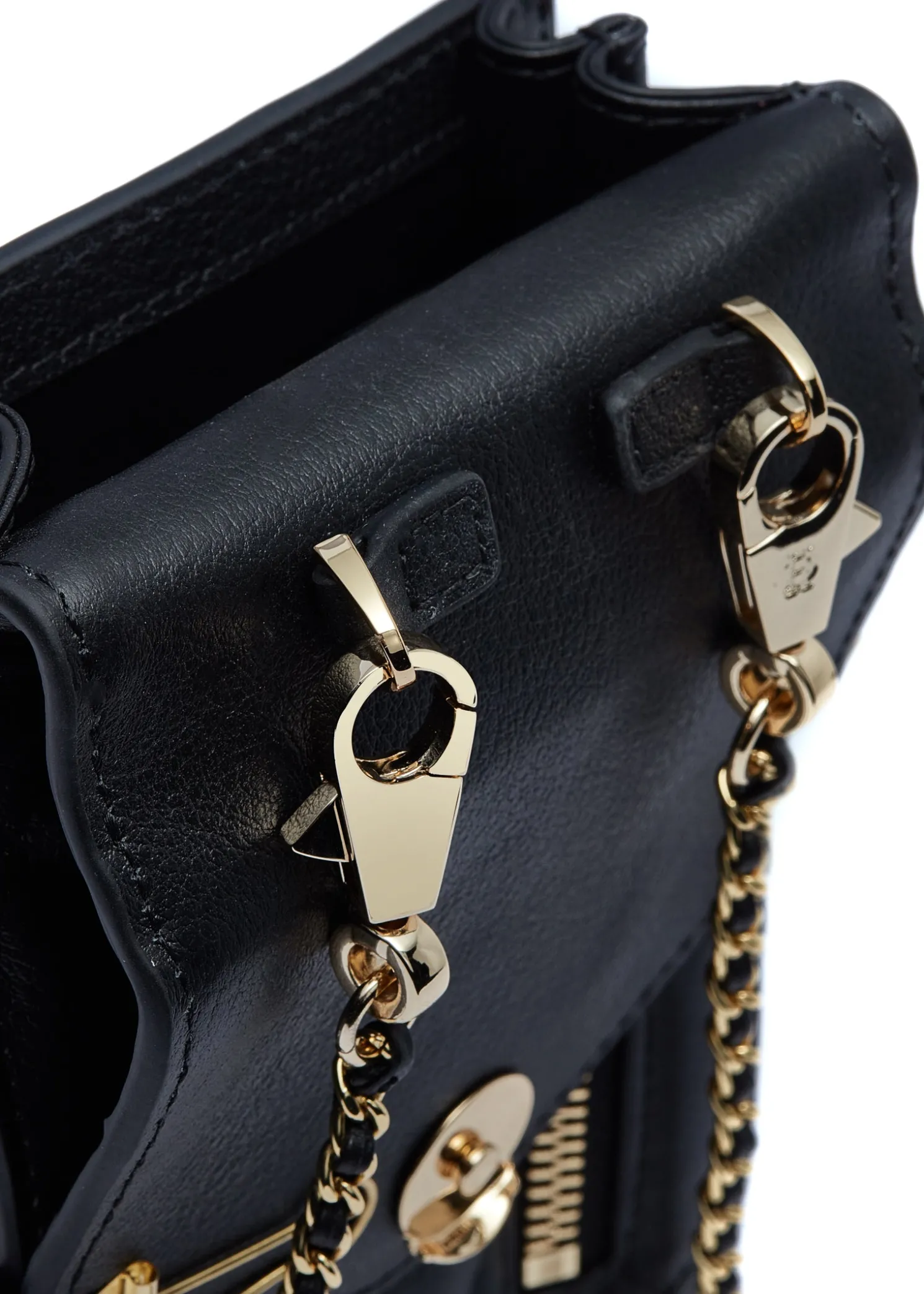 Knightsbridge Phone Pouch (Black Quilted)