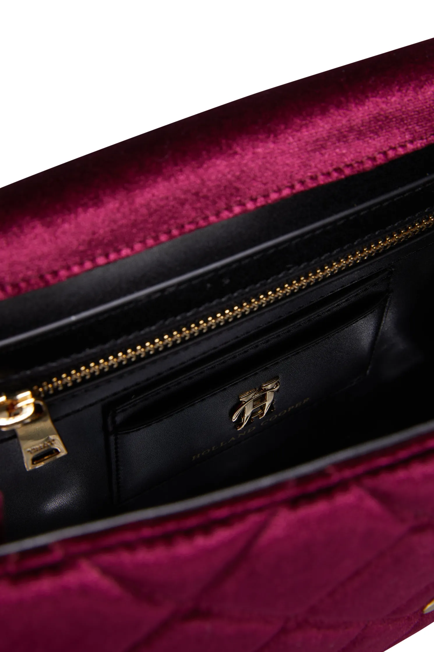 Knightsbridge Shoulder Bag (Merlot Velvet)
