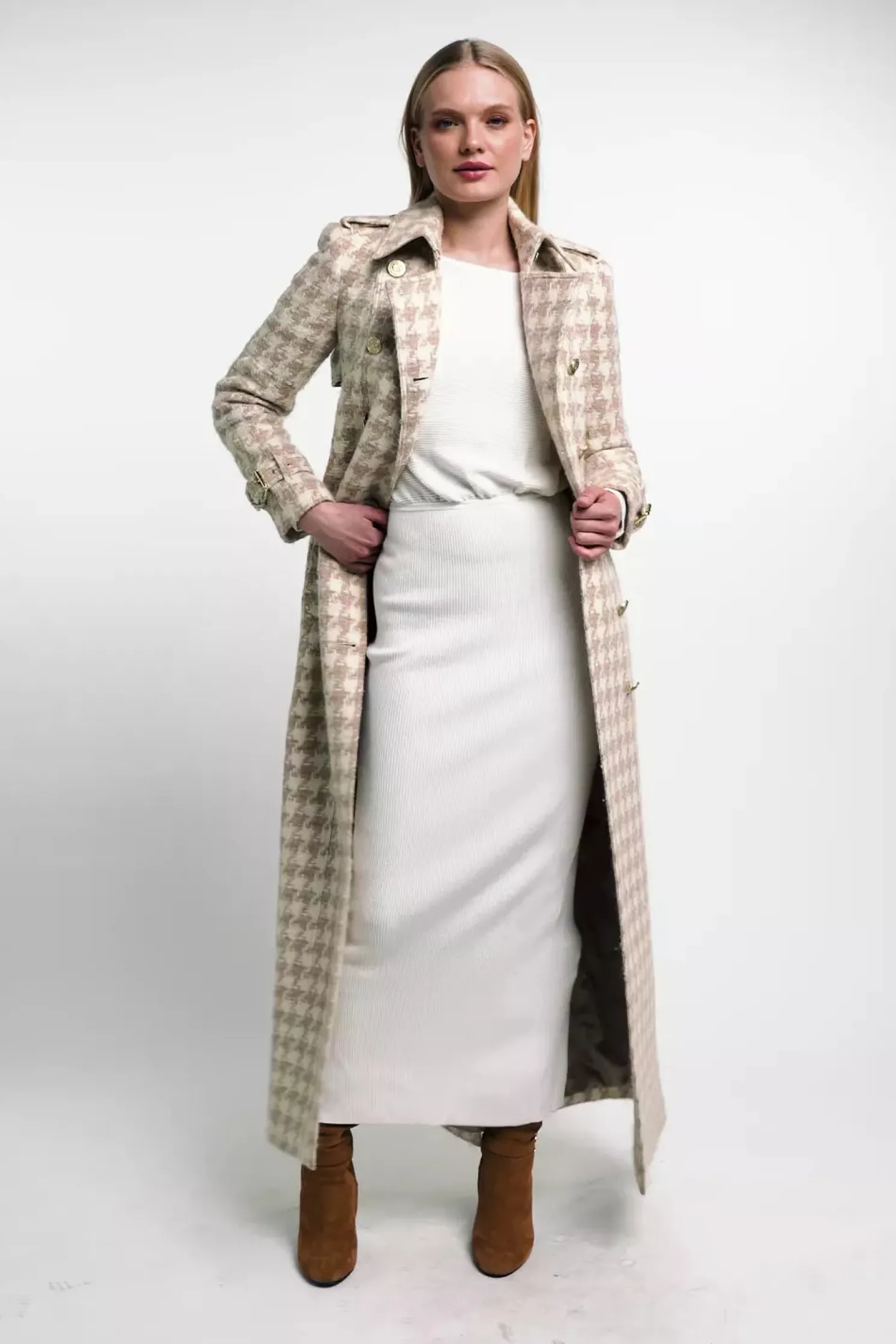 Leyla Knitted Dress (Natural)