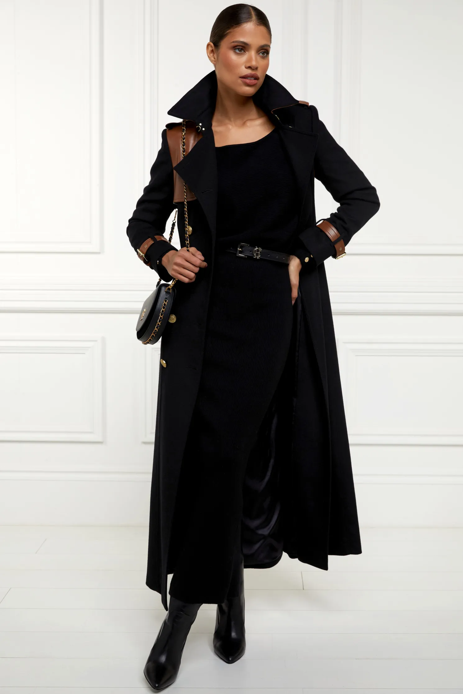 Leyla Knitted Dress (Black)