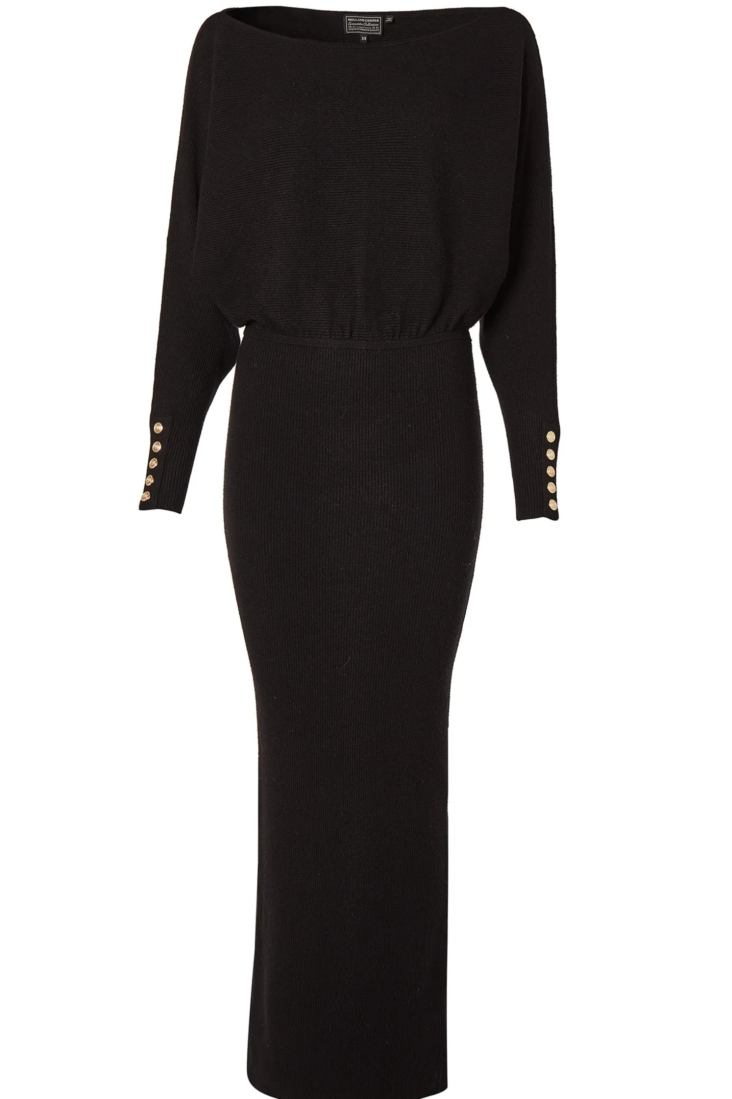 Leyla Knitted Dress (Black)