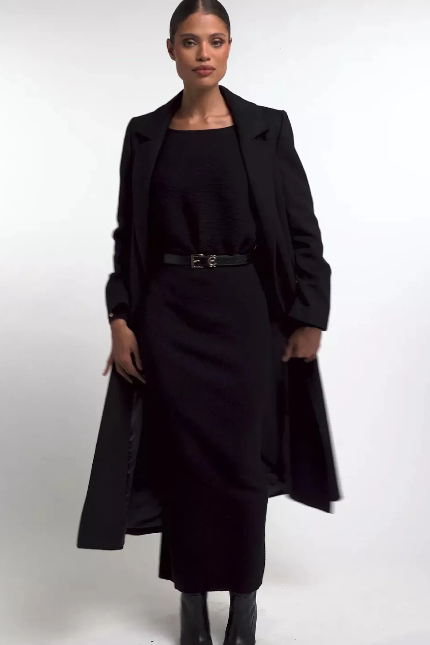 Leyla Knitted Dress (Black)