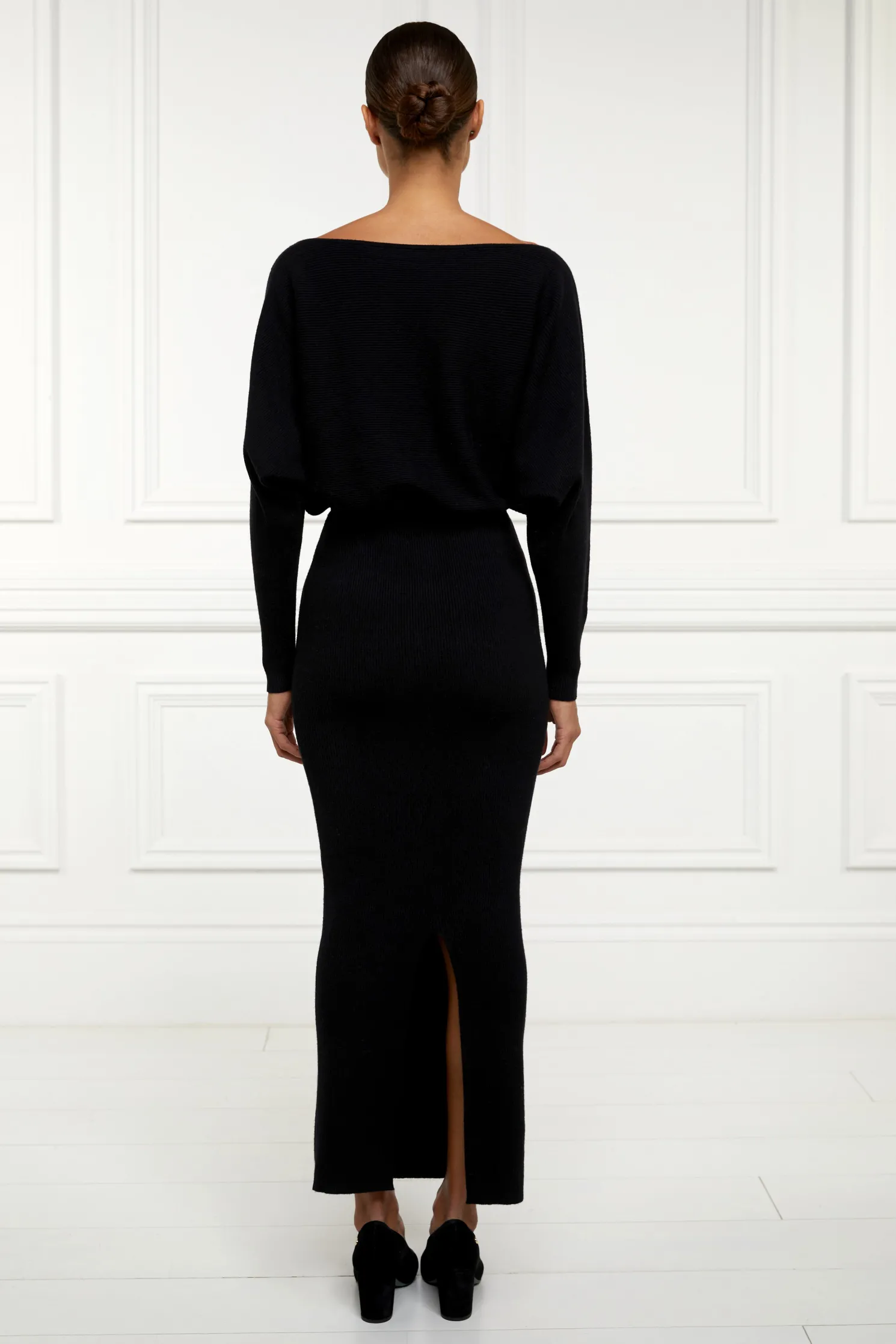 Leyla Knitted Dress (Black)