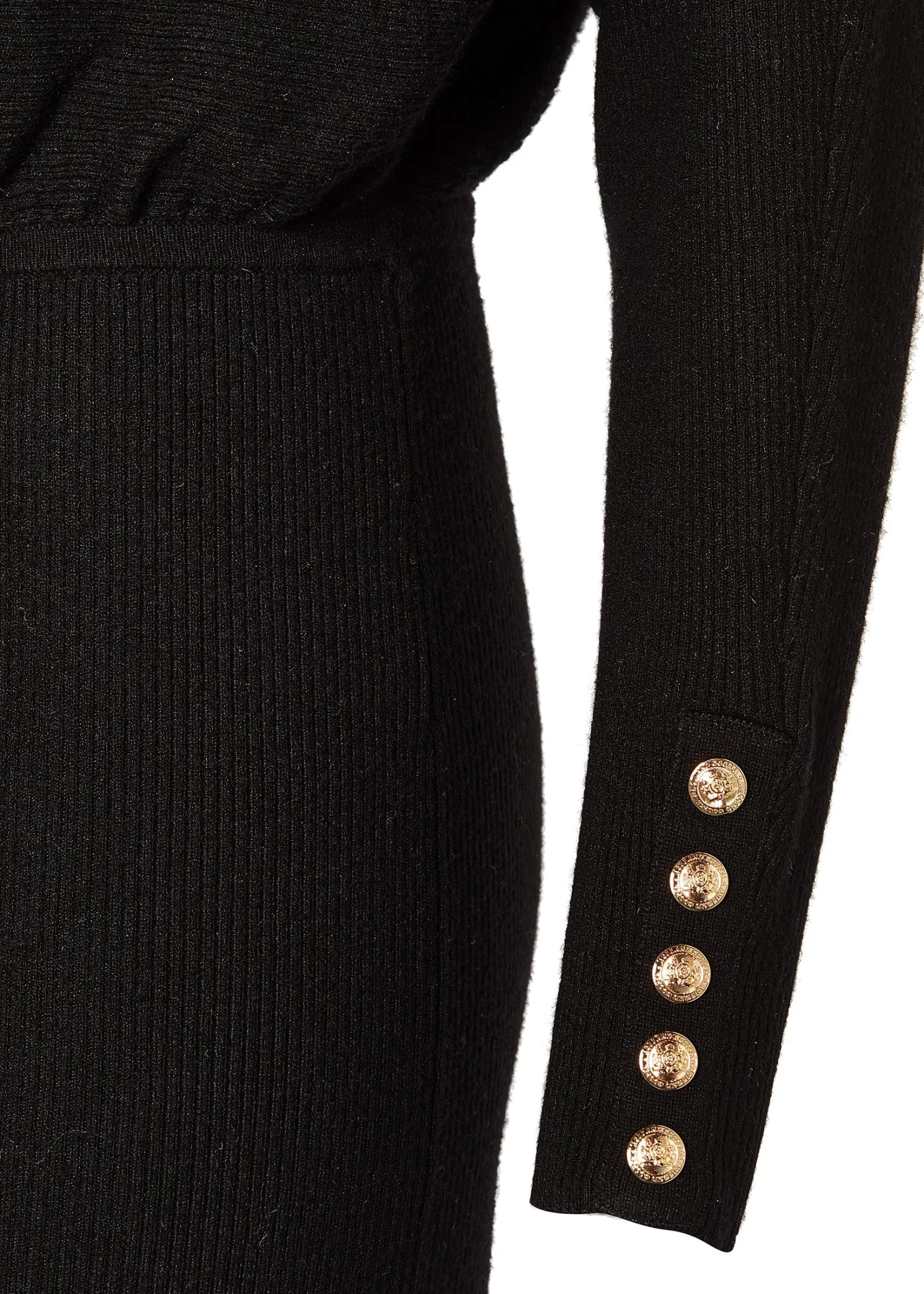 Leyla Knitted Dress (Black)