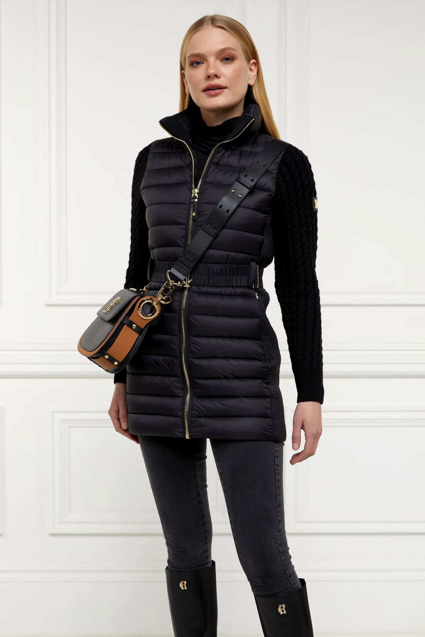 Linfold Hybrid Coat (Black)