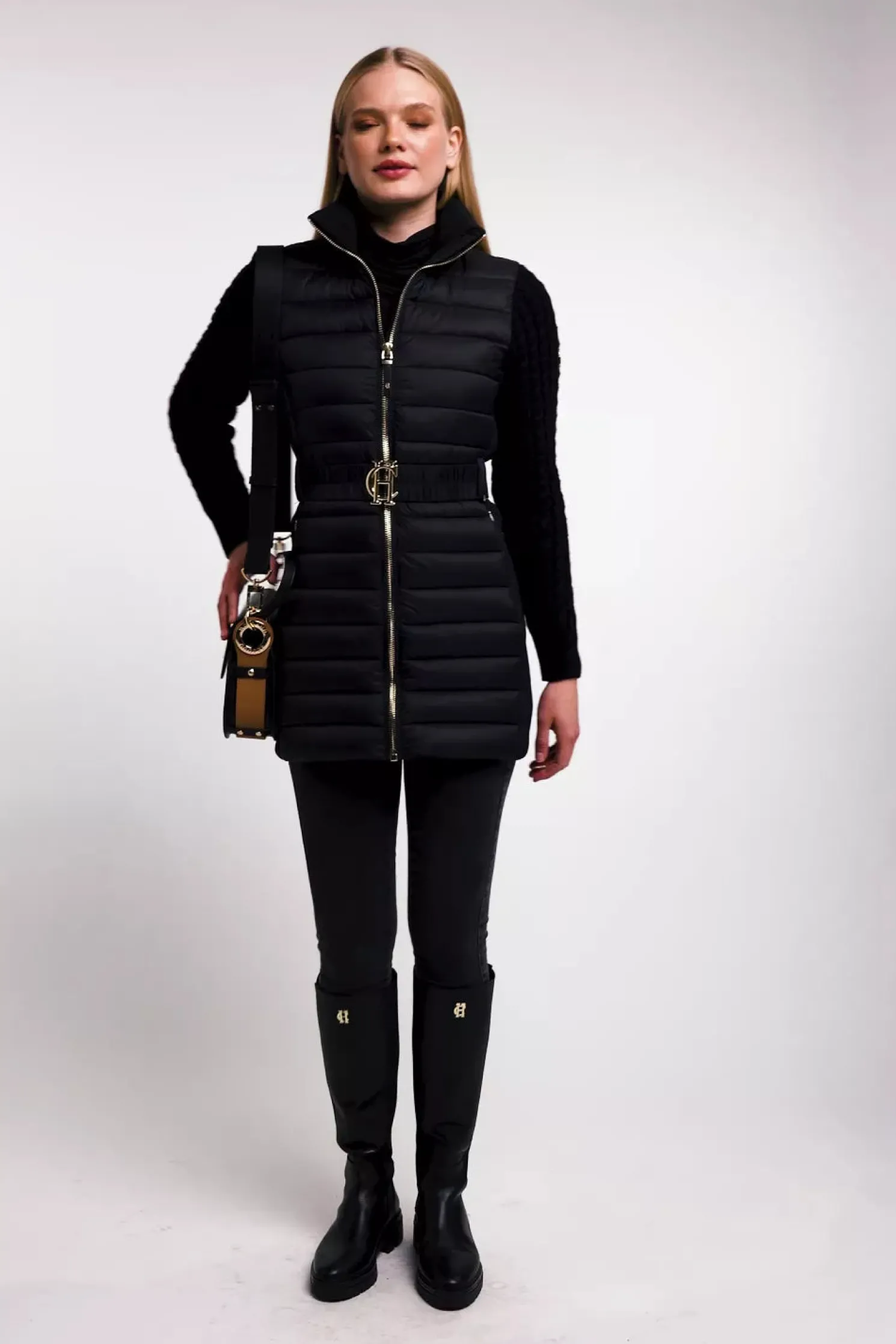 Linfold Hybrid Coat (Black)