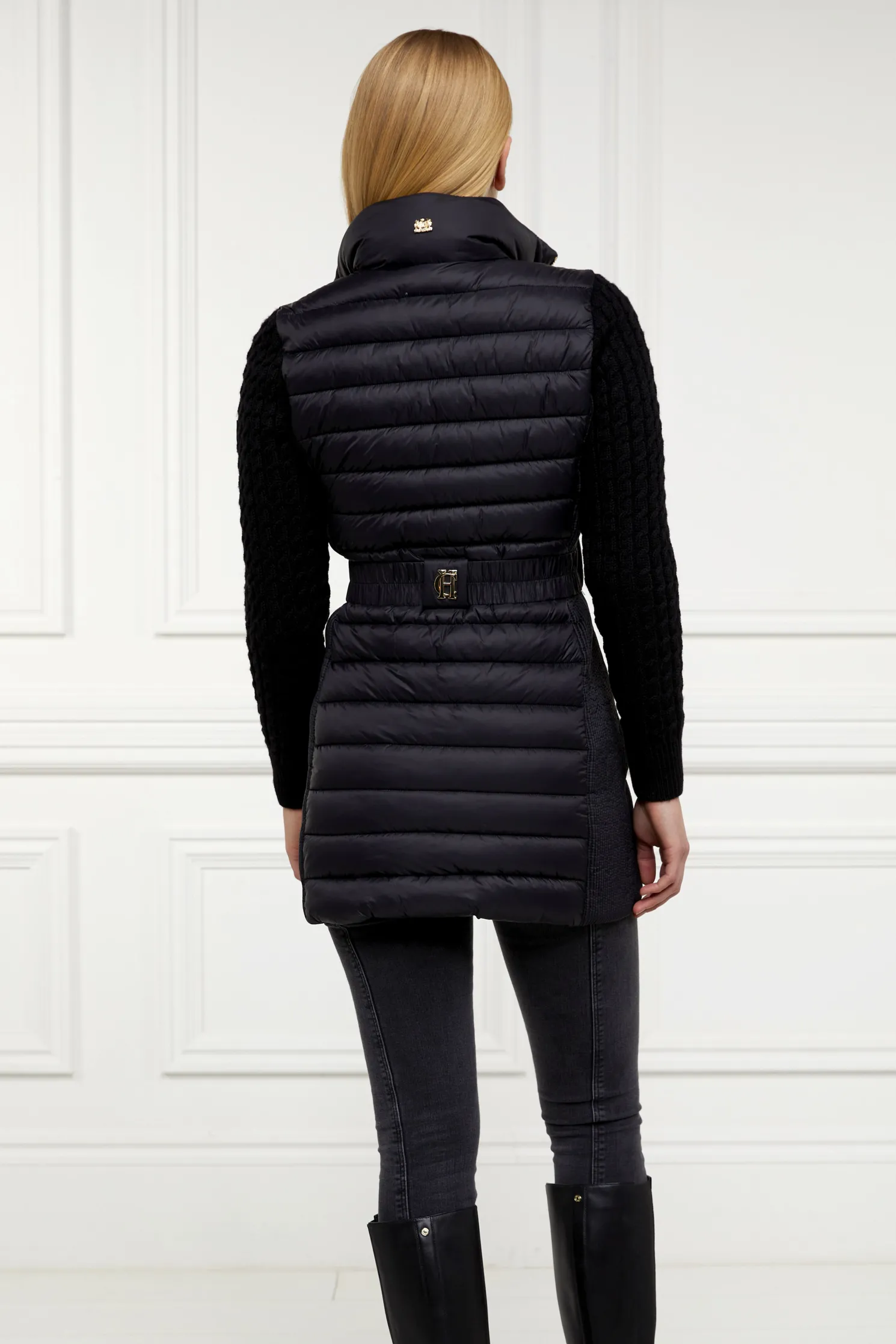 Linfold Hybrid Coat (Black)