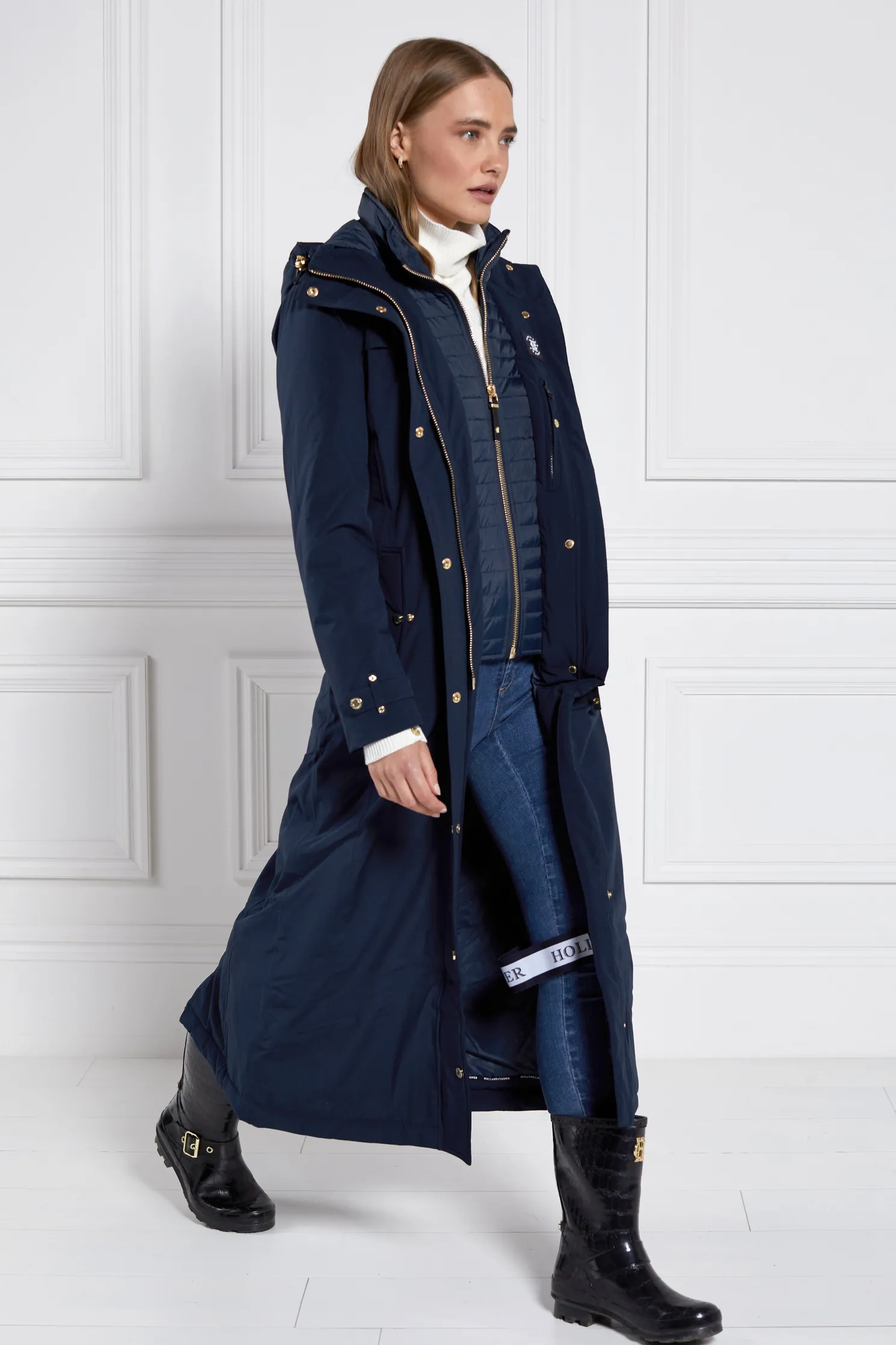 Longline Training Coat (Ink Navy)