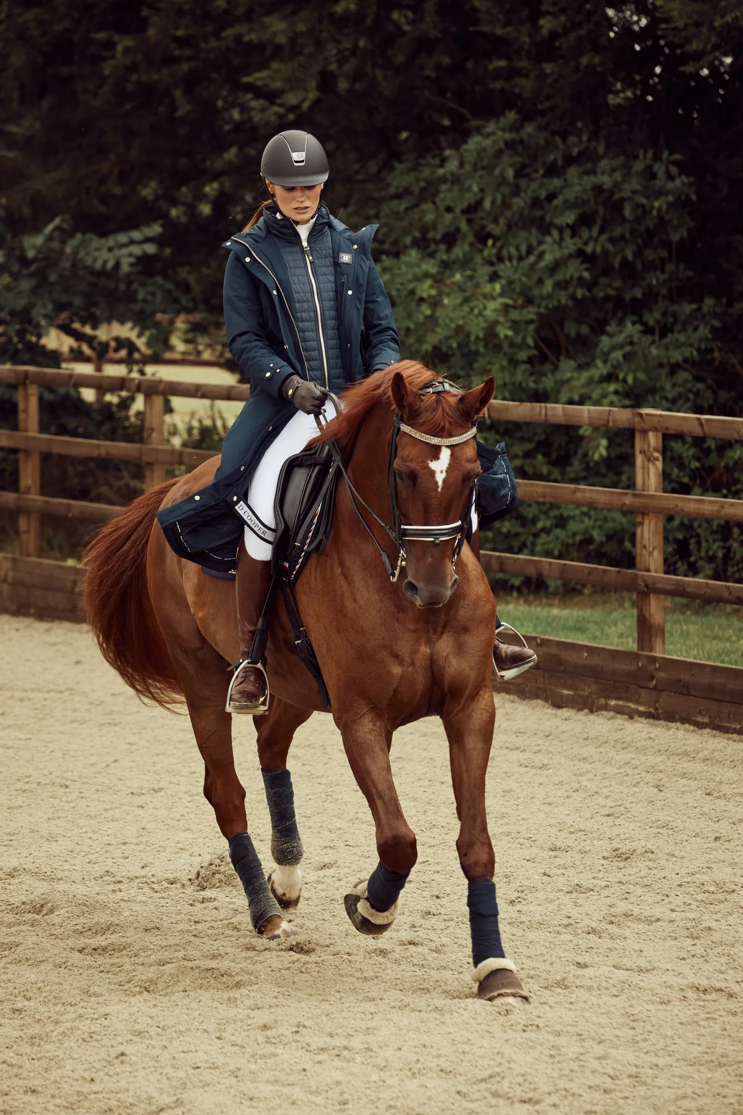 Longline Training Coat (Ink Navy)