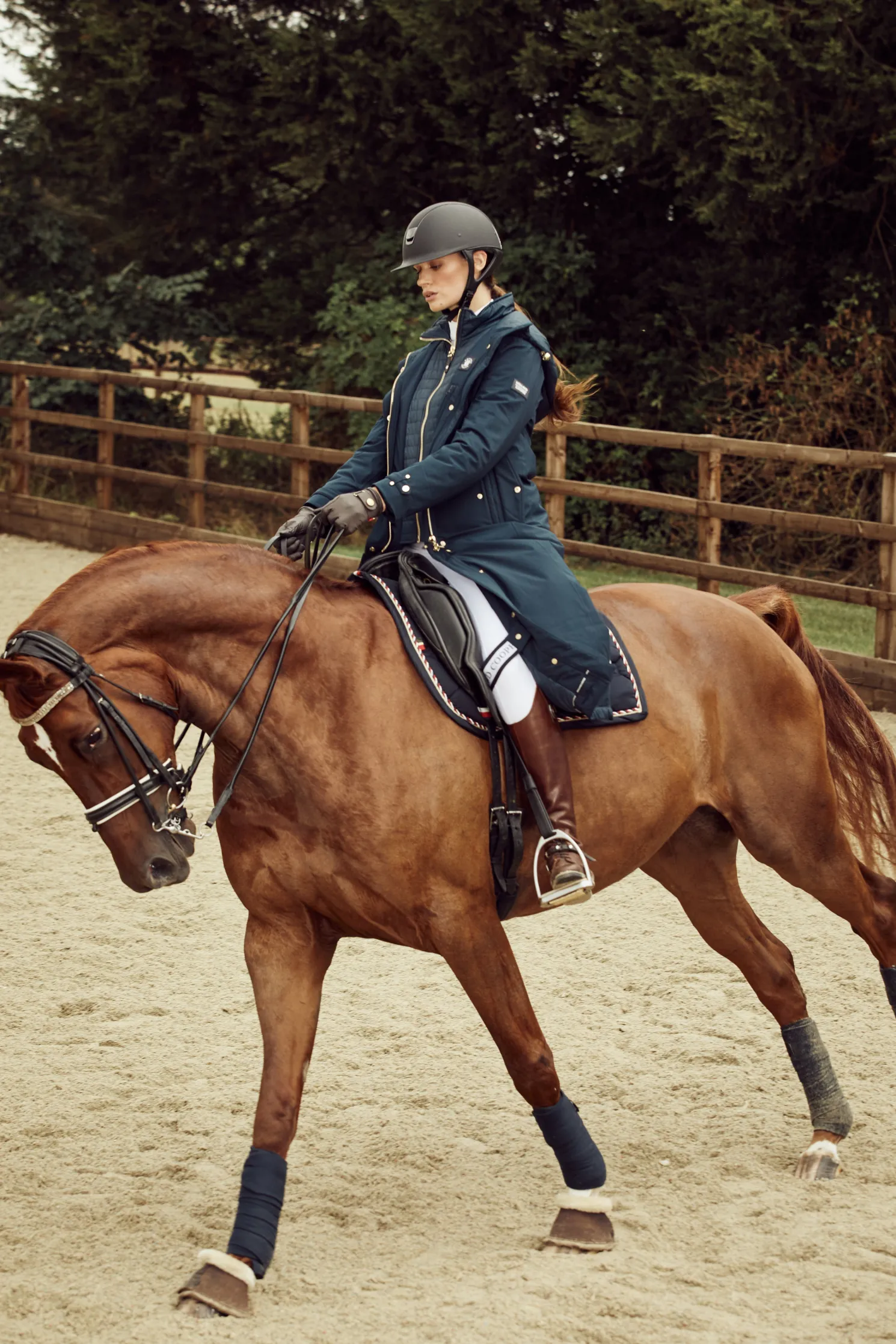 Longline Training Coat (Ink Navy)