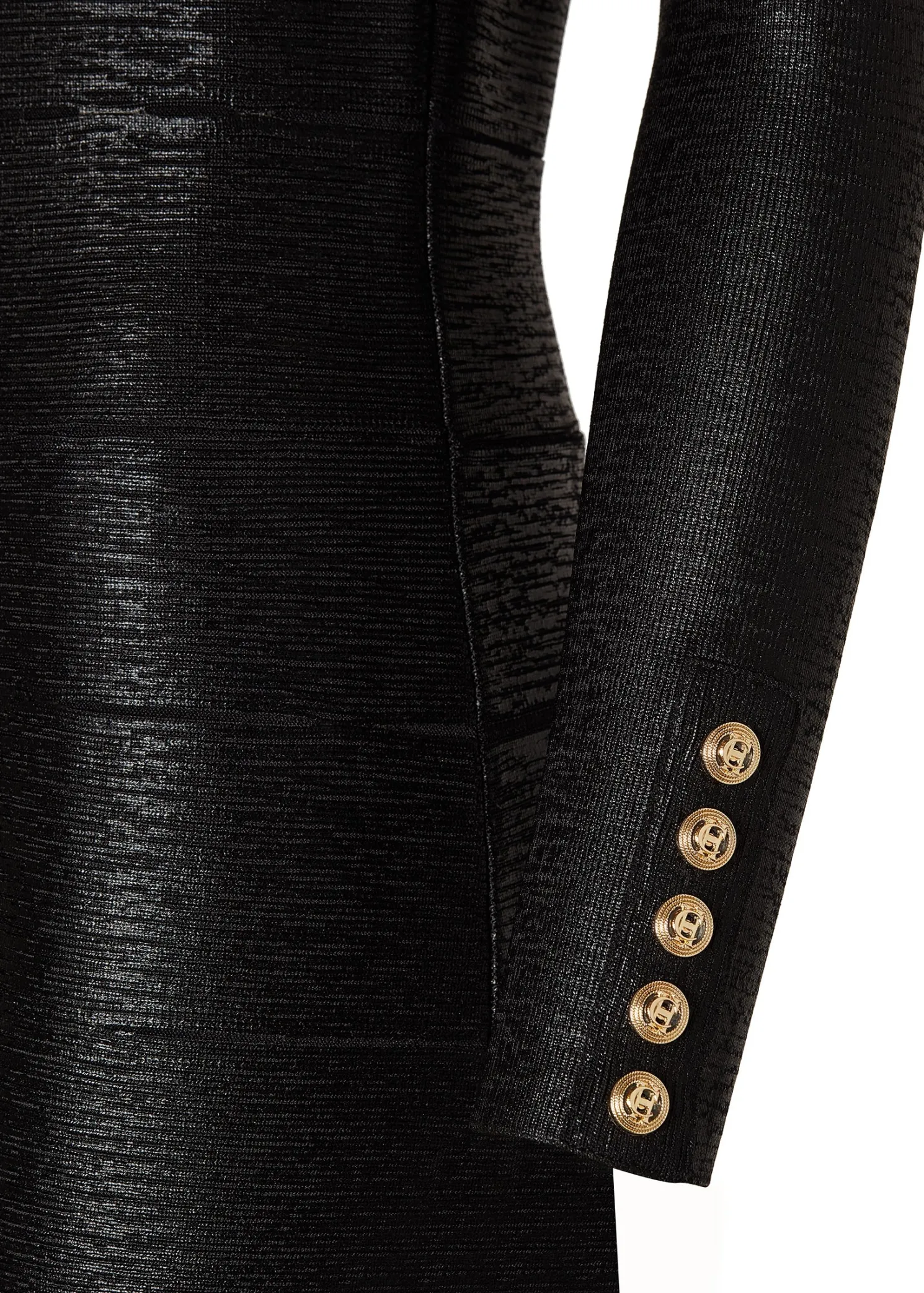 Lottie Bandage Dress (Black Foil)