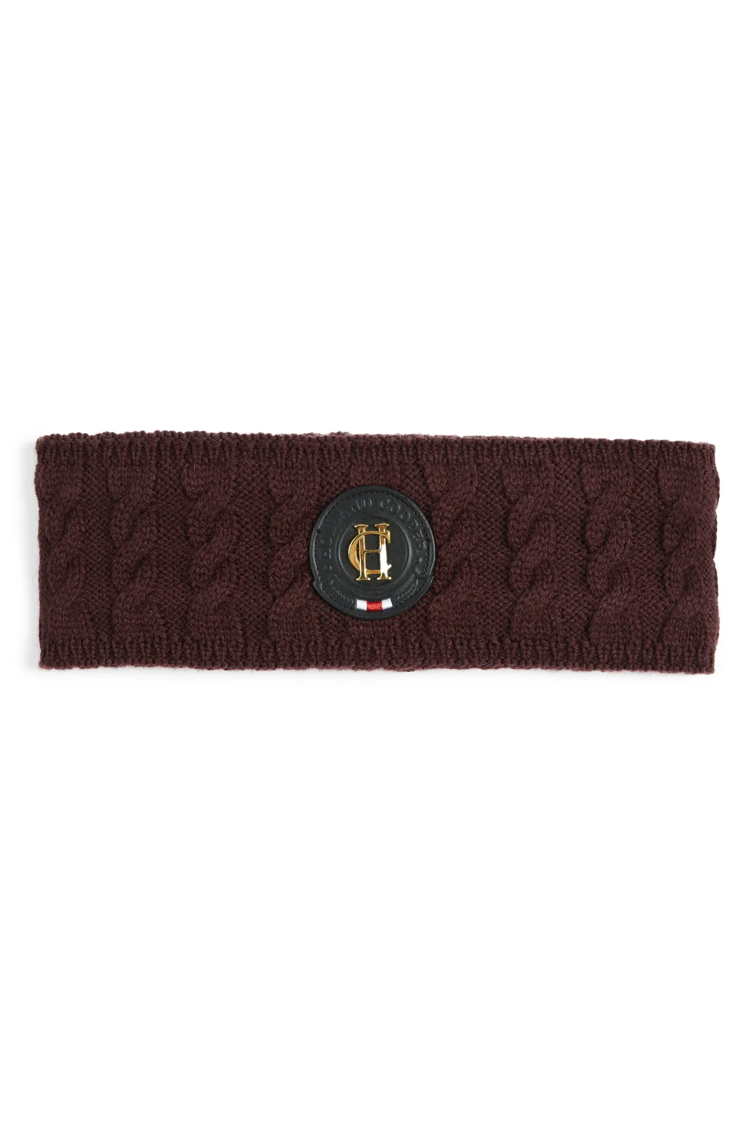 Luxe Cable Knit Headband (Mulberry)