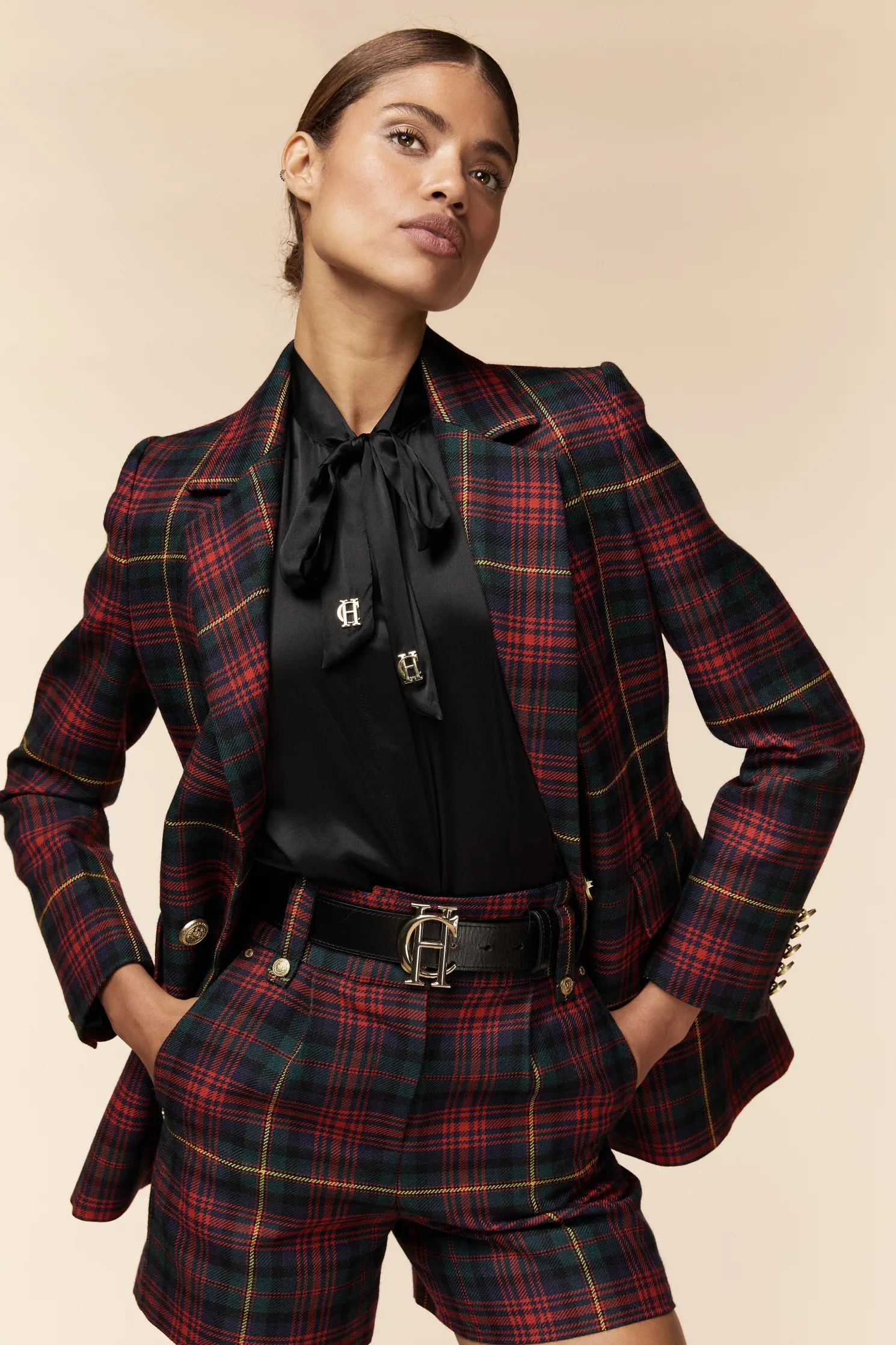 Luxe Tailored Short (Logan Tartan)