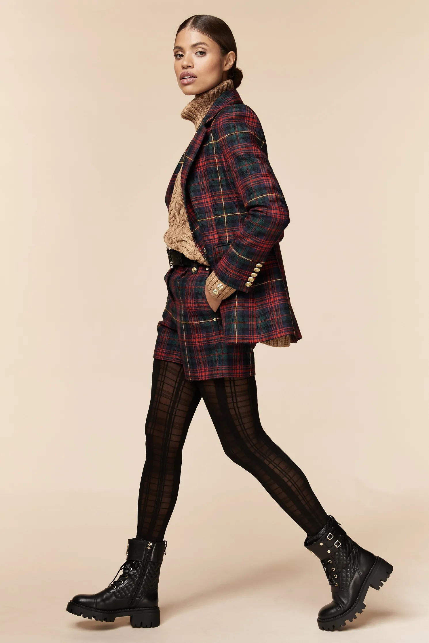 Luxe Tailored Short (Logan Tartan)