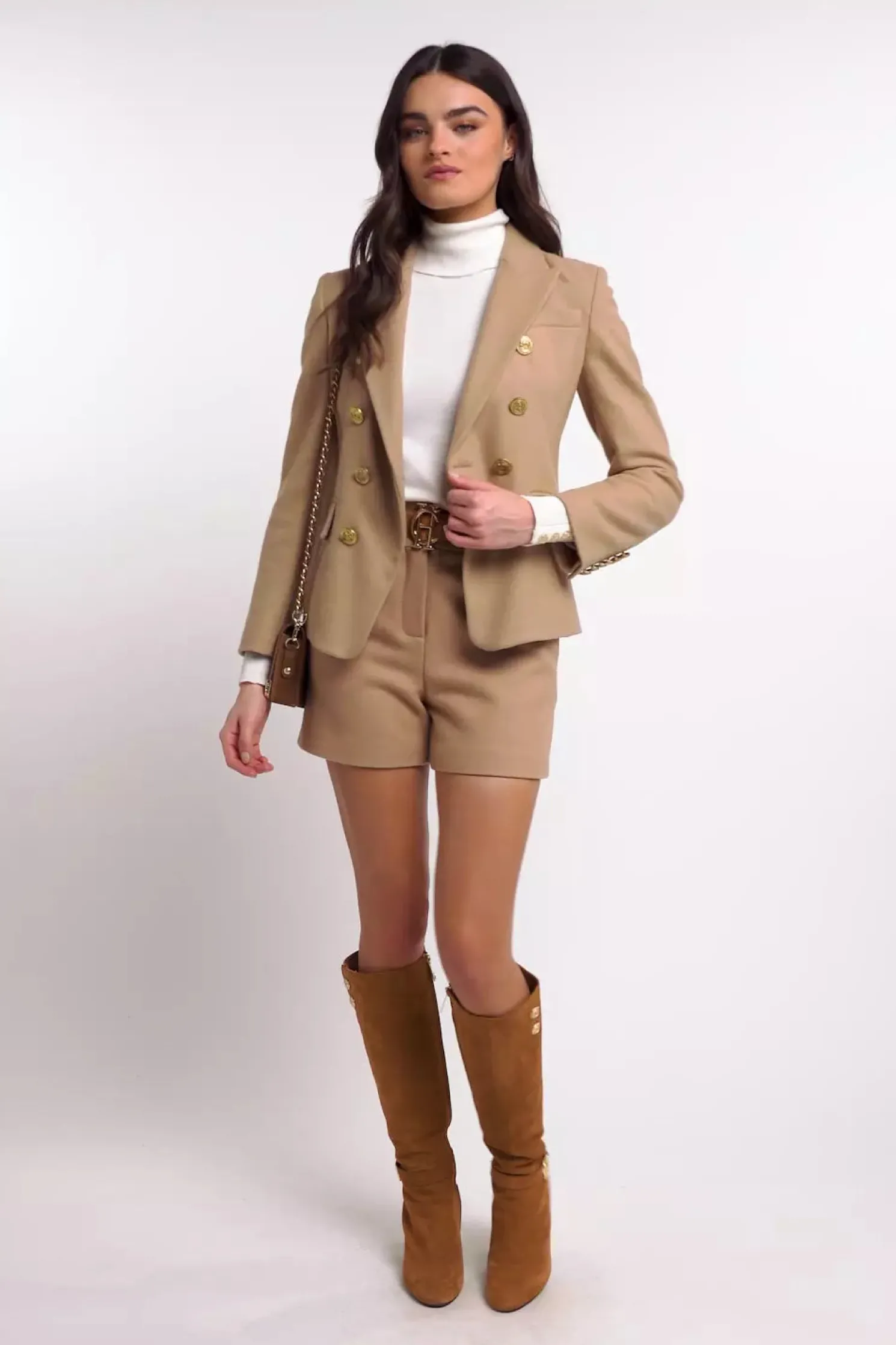 Luxe Tailored Short (Camel)