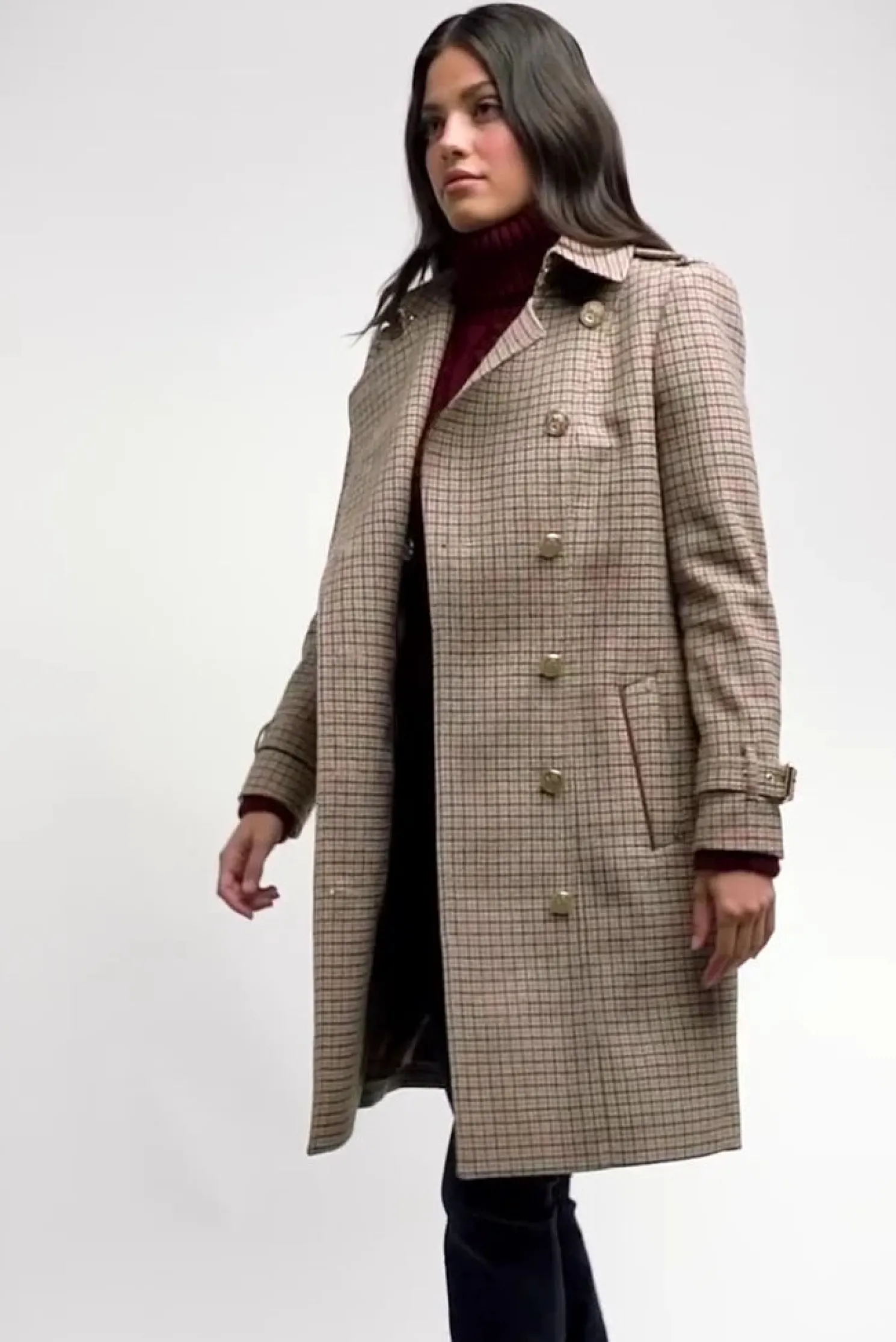 Marlborough Trench Coat (Charlton Tweed)