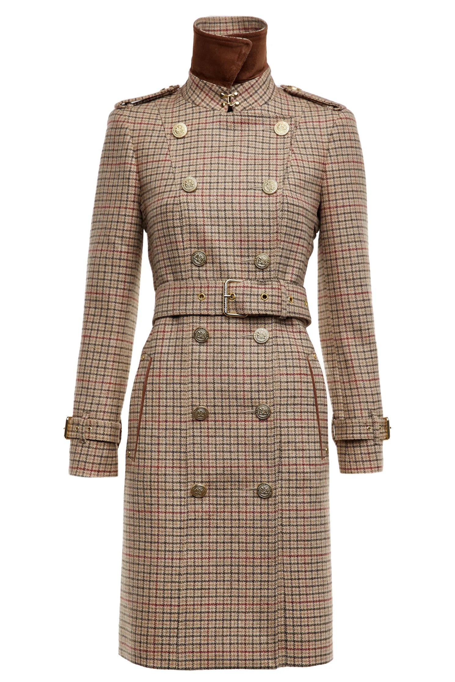 Marlborough Trench Coat (Charlton Tweed)