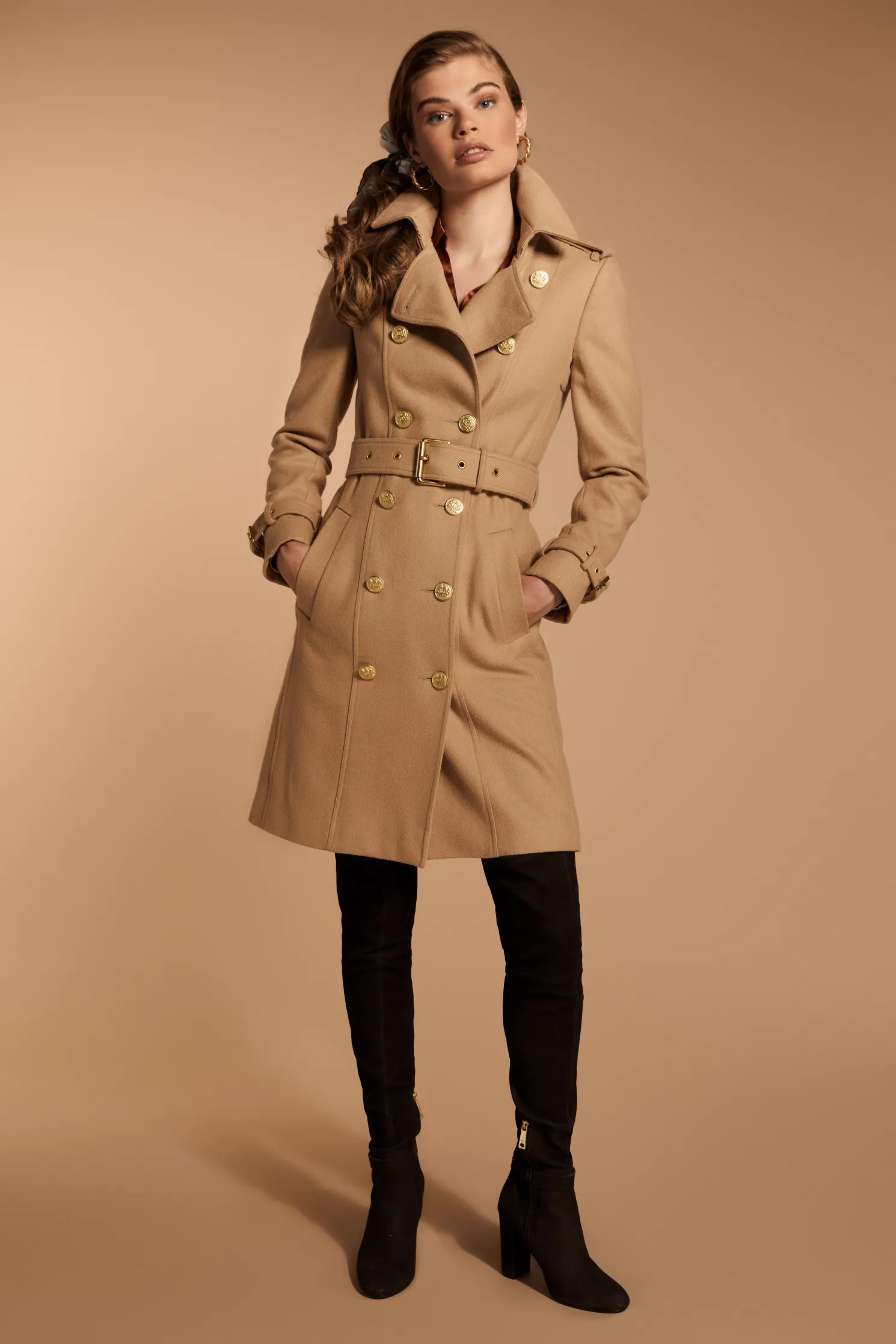 Marlborough Trench Coat (Camel)