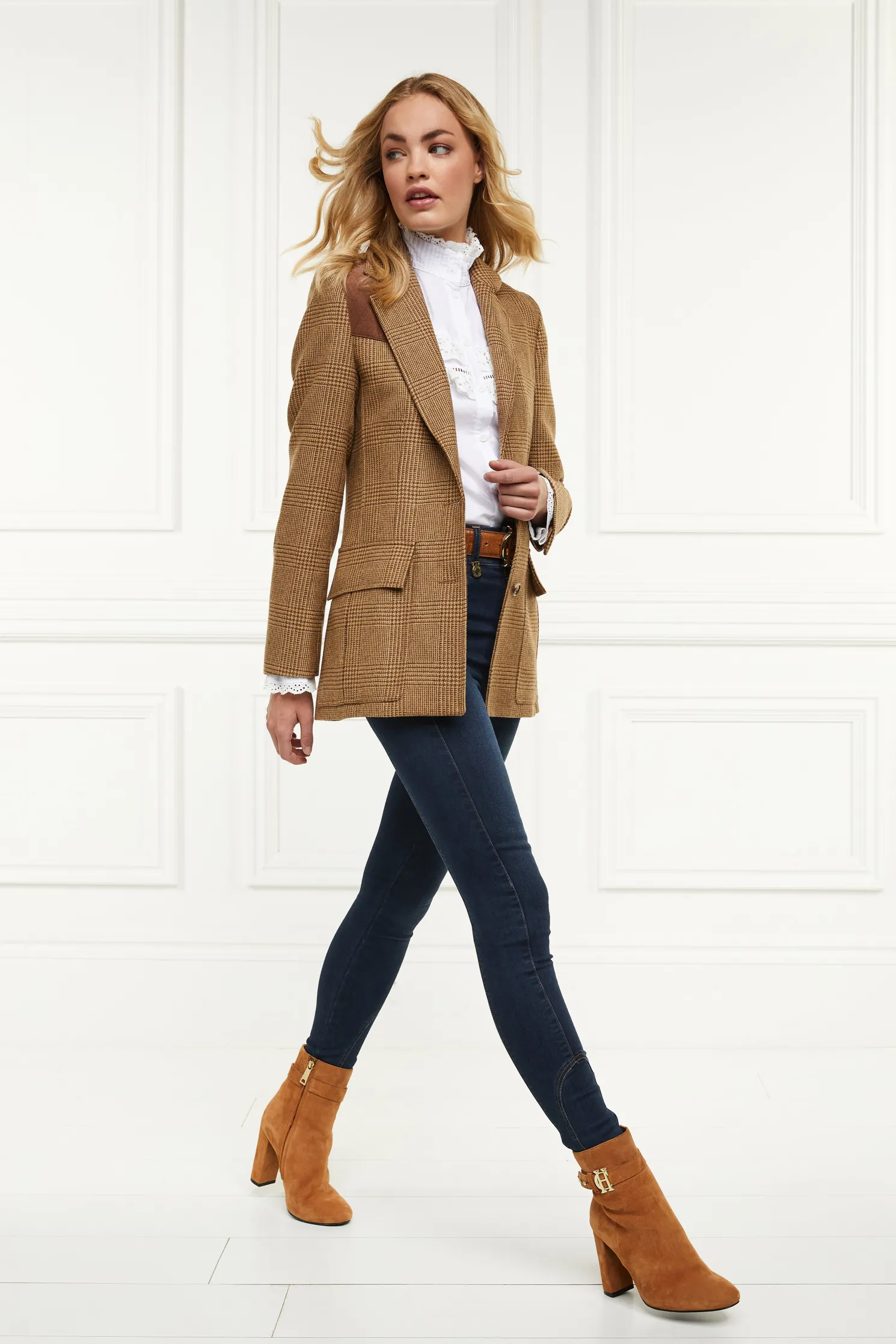 Mayfair Suede Ankle Boot (Tan)