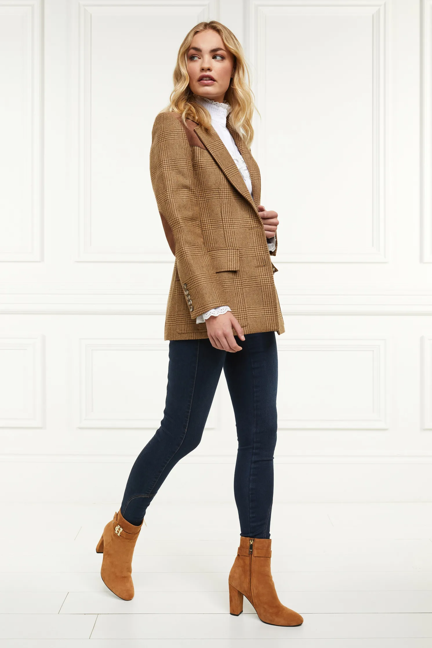 Mayfair Suede Ankle Boot (Tan)