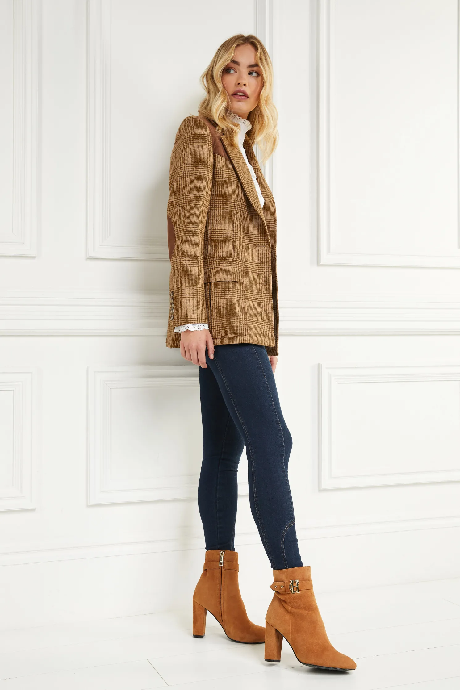 Mayfair Suede Ankle Boot (Tan)